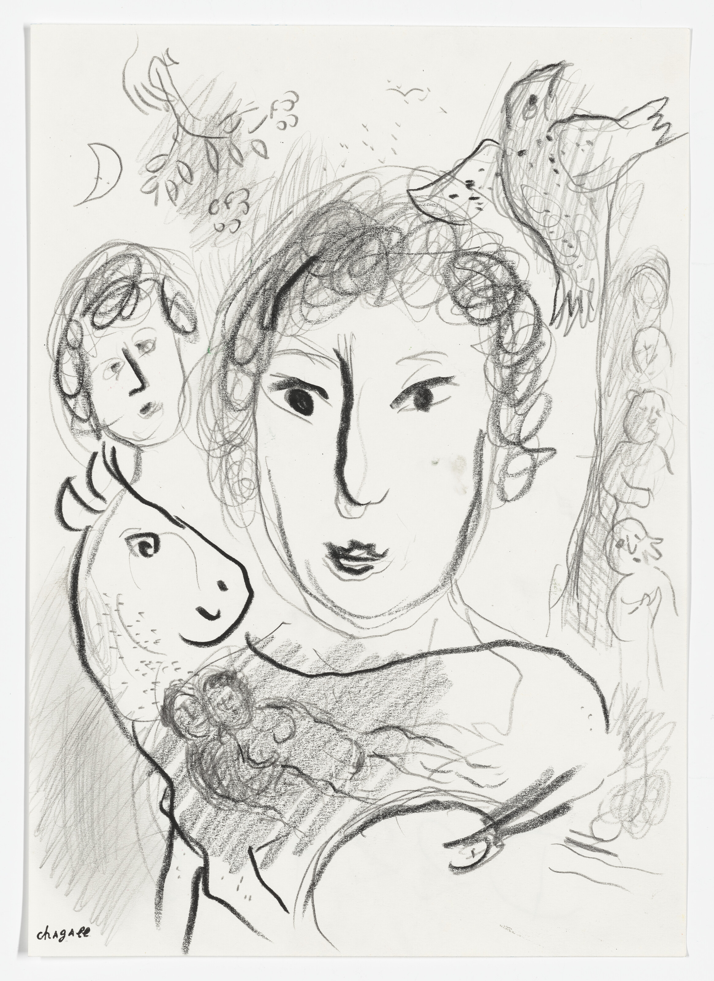 Marc Chagall — Авторский этюд "Сортировка" (M. 678), изображение 2