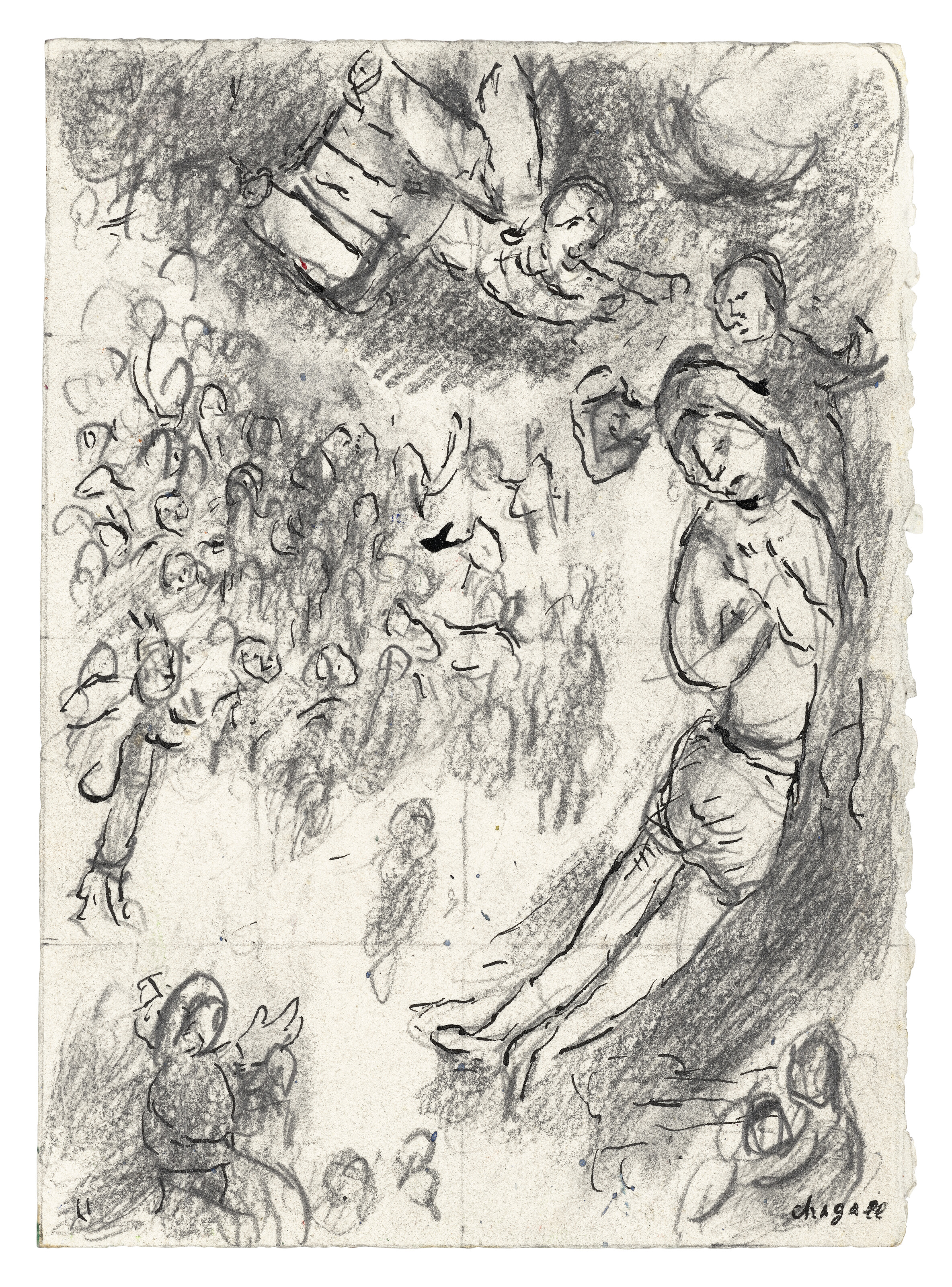Marc Chagall — Этюд для "Работы", изображение 2