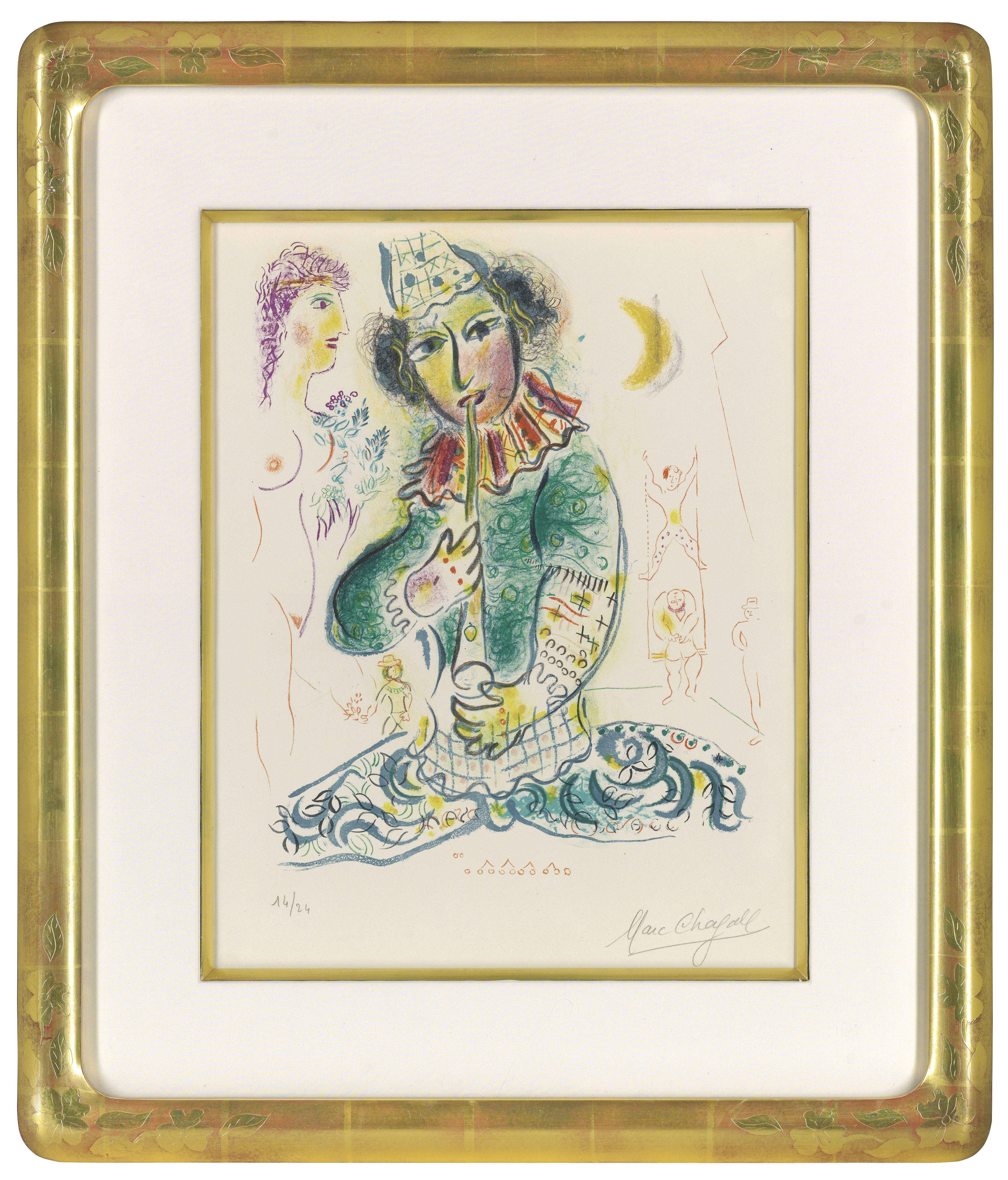 Marc Chagall — Одна тарелка, от: Le Cirque, изображение 2