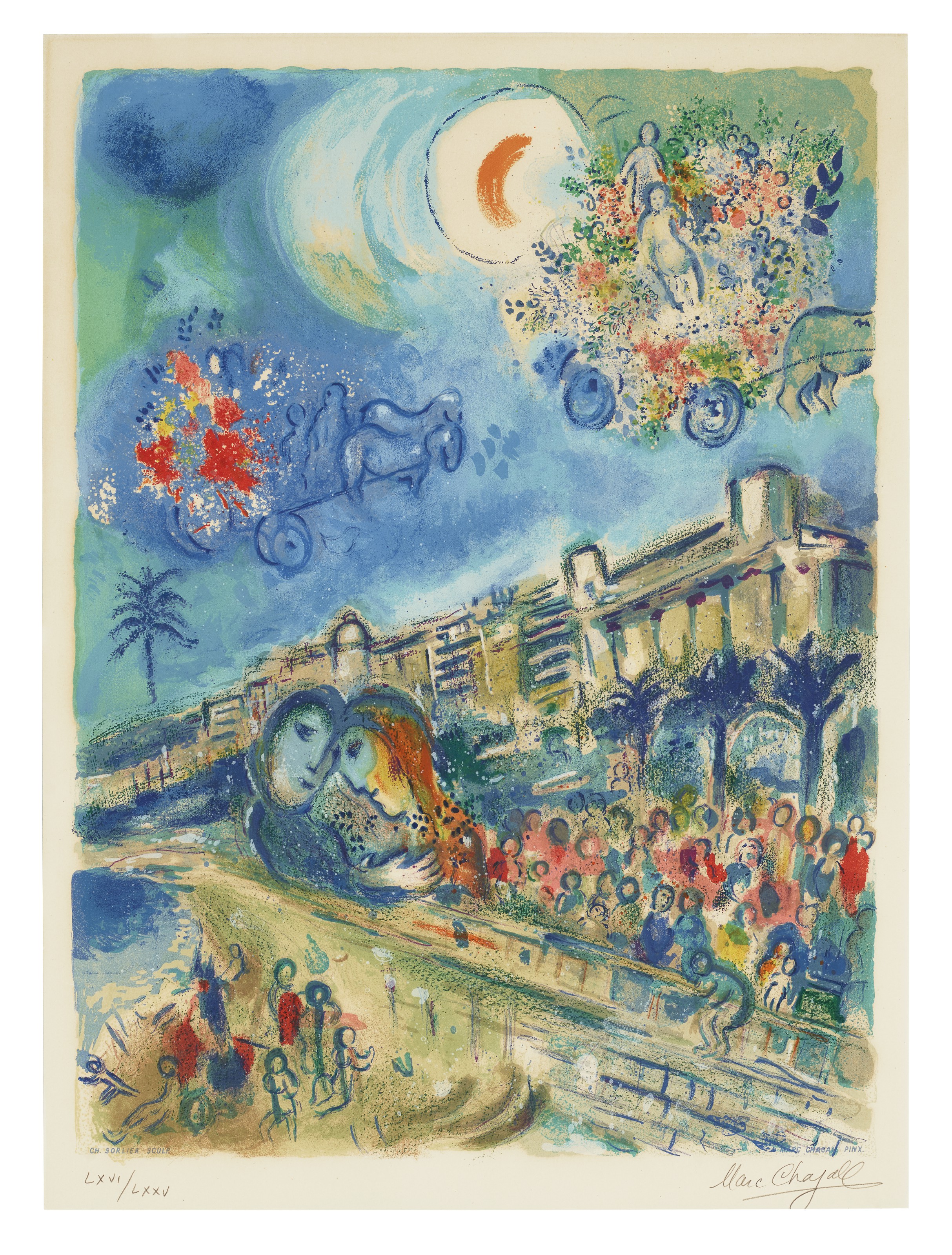 Marc Chagall — Батай де Флер, из Ниццы и Лазурного берега