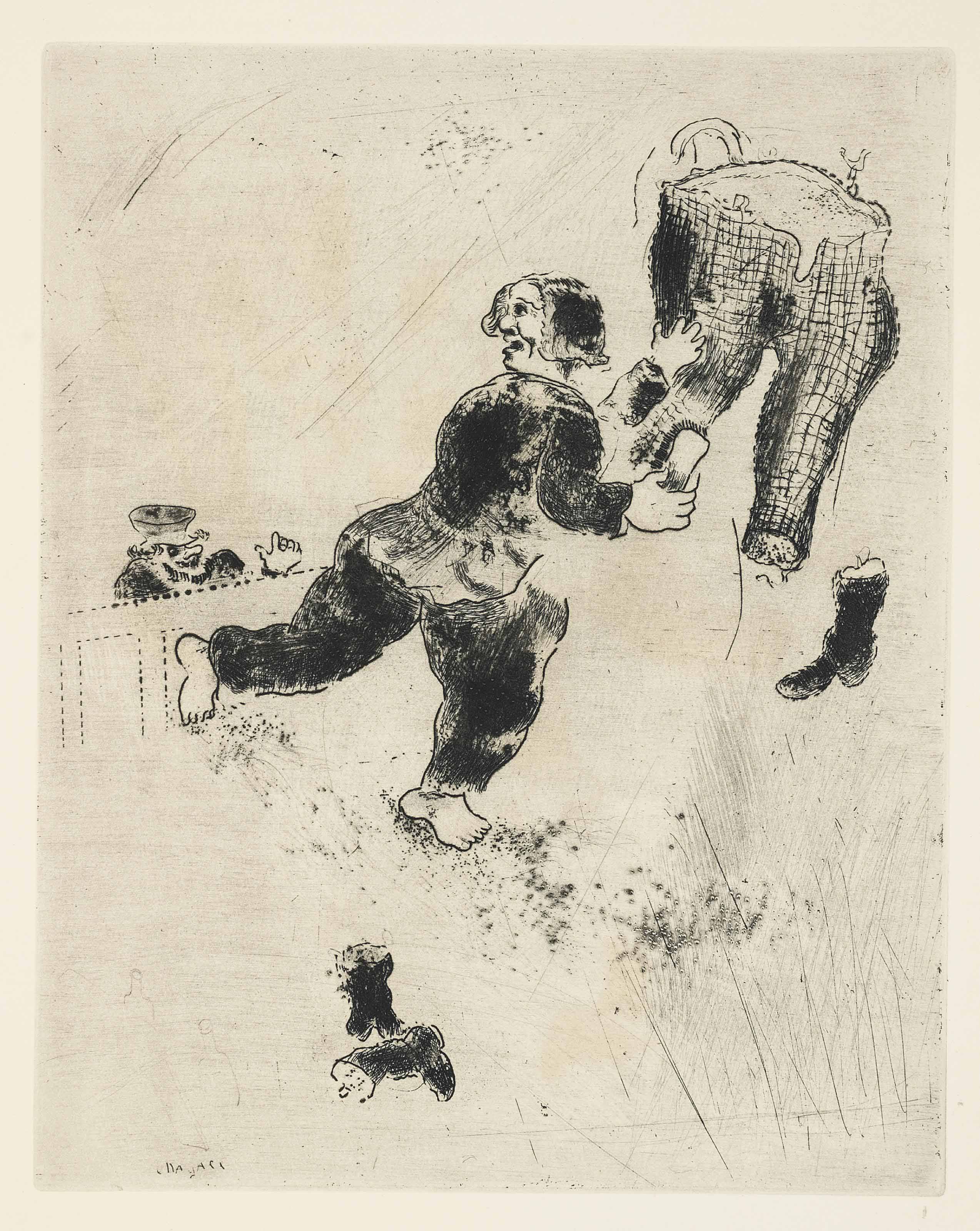 Marc Chagall — Николай Гоголь, "Смертельное пламя" (17 книг Крамера), изображение 2