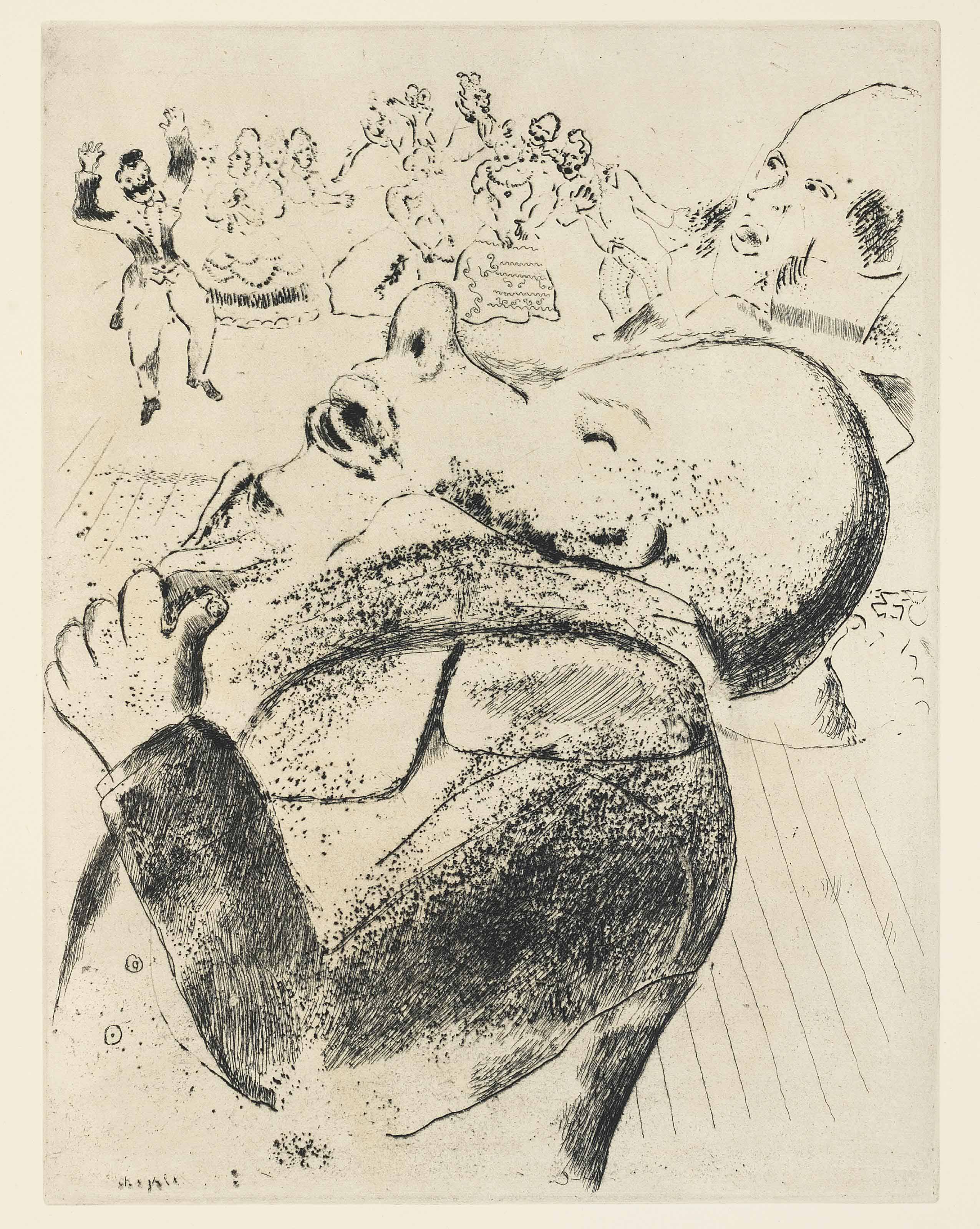 Marc Chagall — Николай Гоголь, "Смертельное пламя" (17 книг Крамера), изображение 3