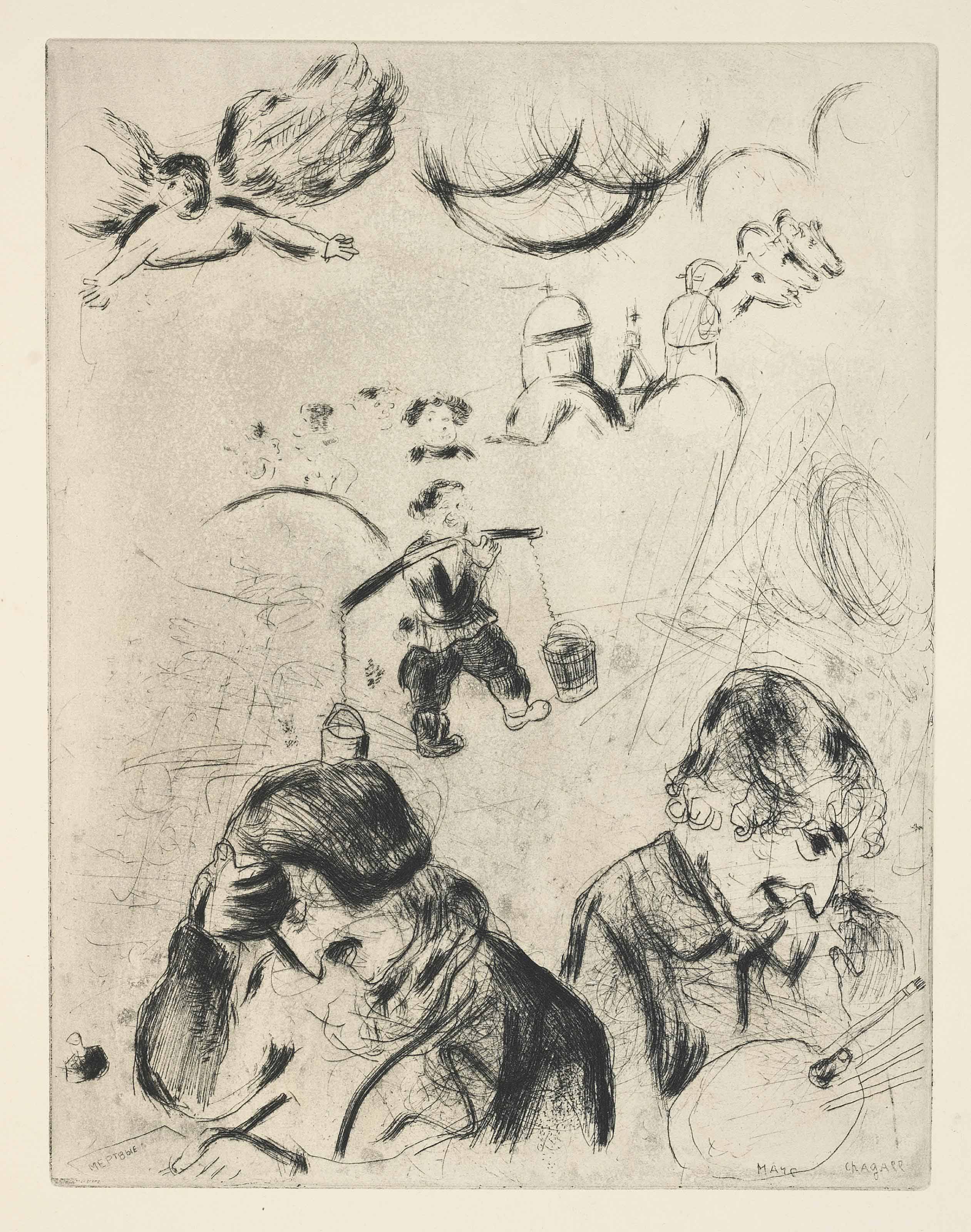 Marc Chagall — Николай Гоголь, "Смертельное пламя" (17 книг Крамера), изображение 4