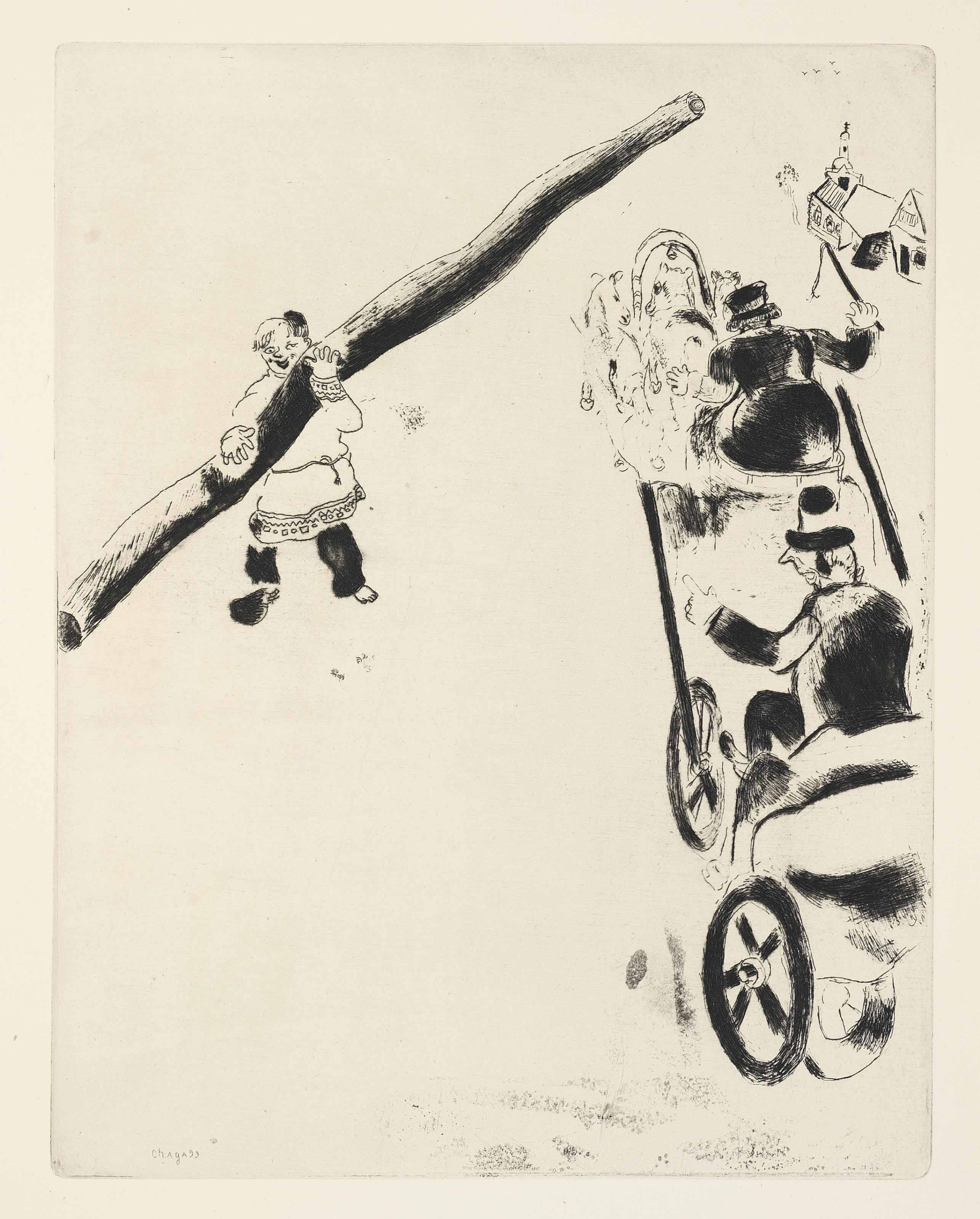 Marc Chagall — Николай Гоголь, "Смертельное пламя" (17 книг Крамера), изображение 6