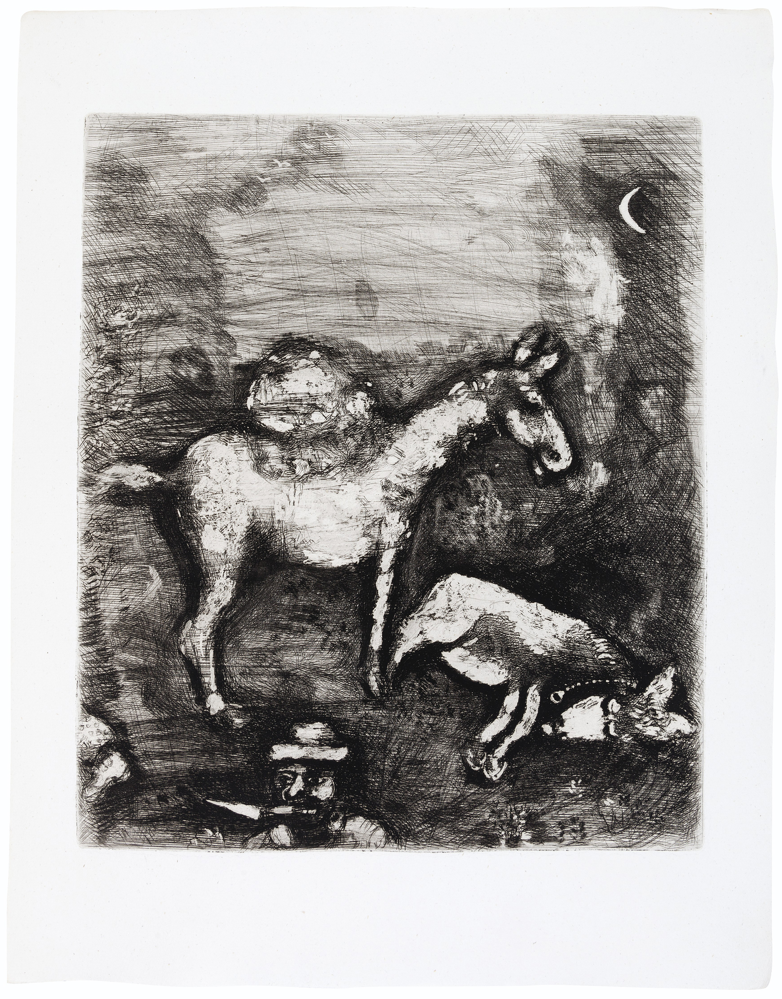 Marc Chagall — Жан де Лафонтен, "Басни", Париж, издательство "Tériade Editeur", 1952, изображение 4