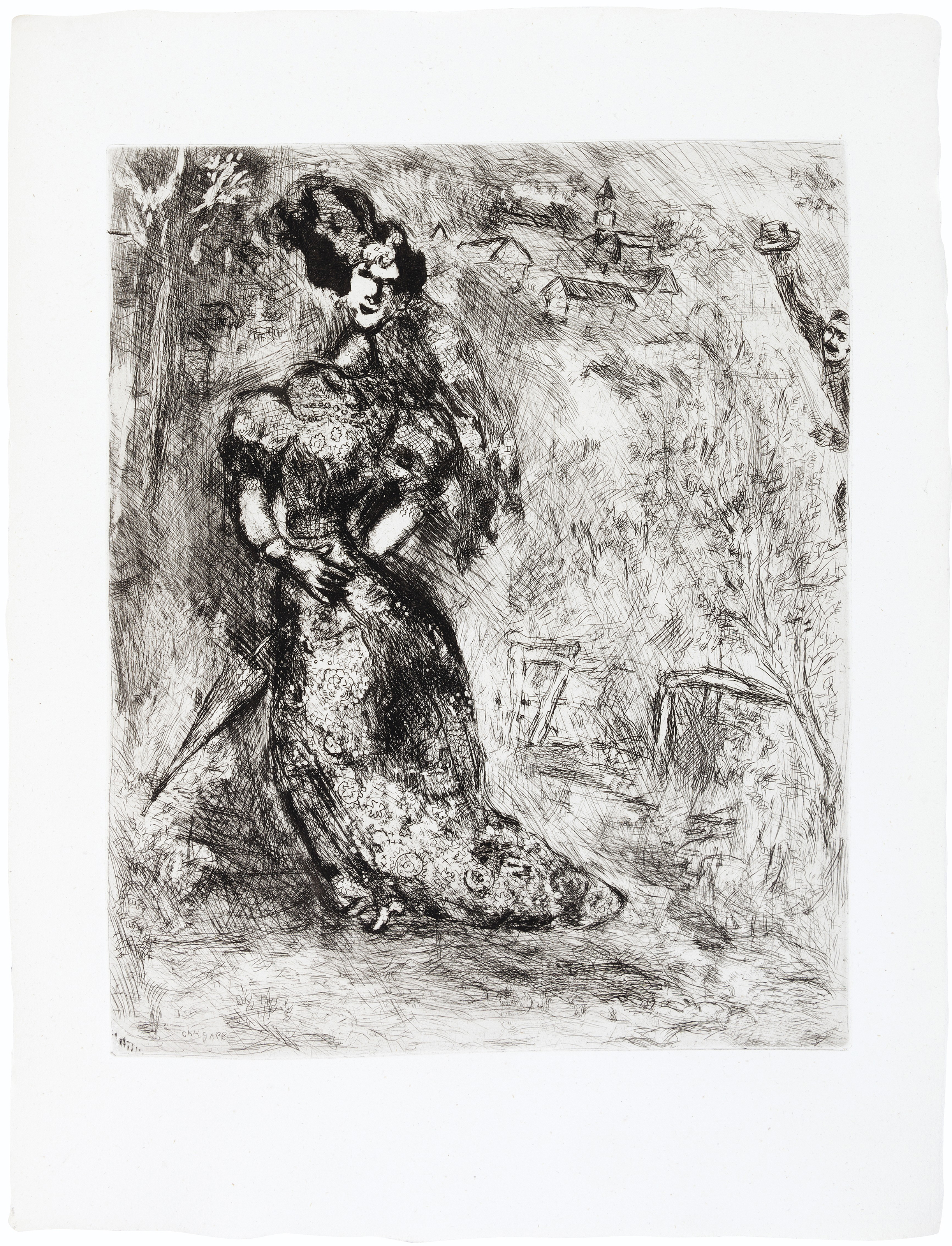 Marc Chagall — Жан де Лафонтен, "Басни", Париж, издательство "Tériade Editeur", 1952, изображение 7