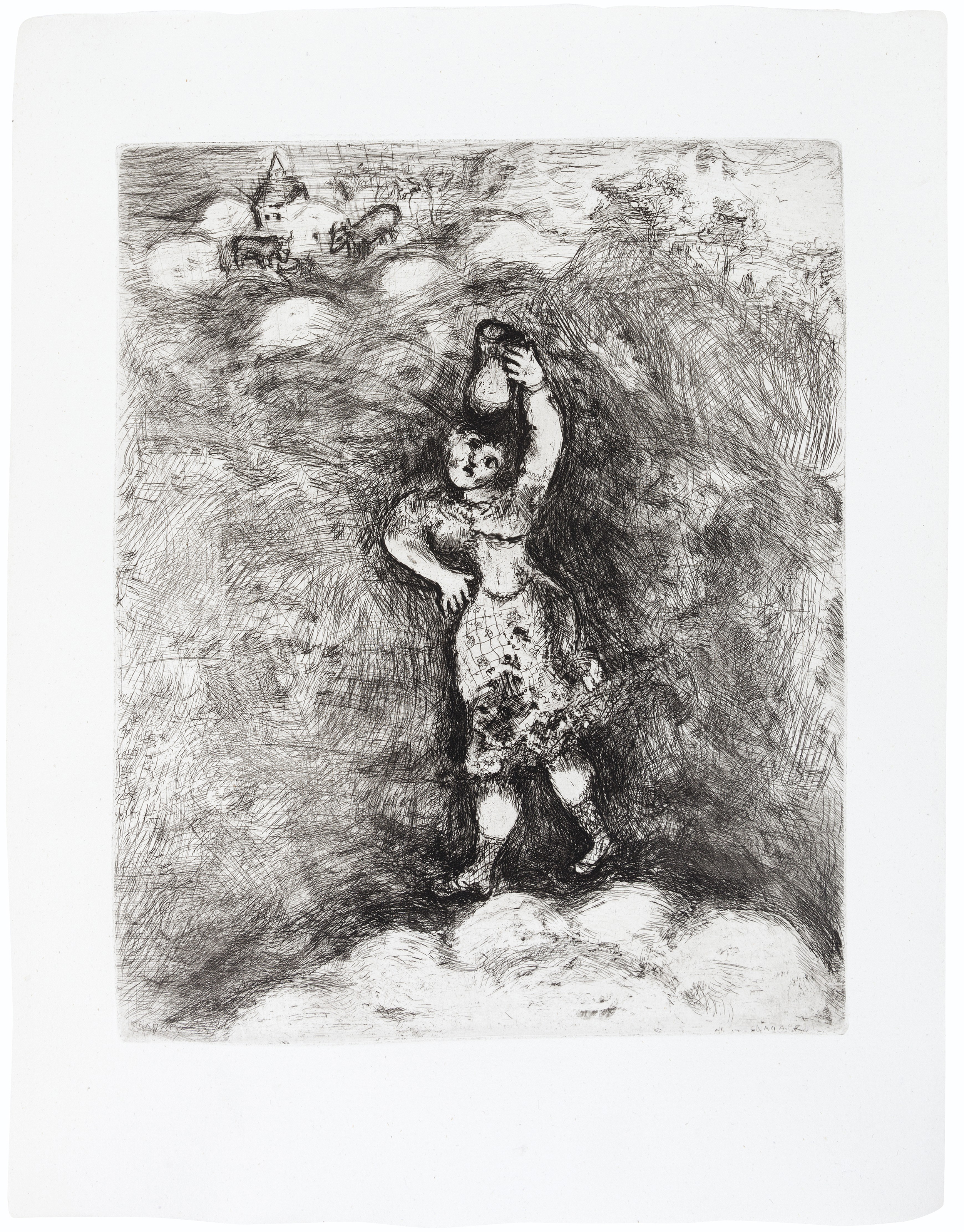 Marc Chagall — Жан де Лафонтен, "Басни", Париж, издательство "Tériade Editeur", 1952, изображение 8