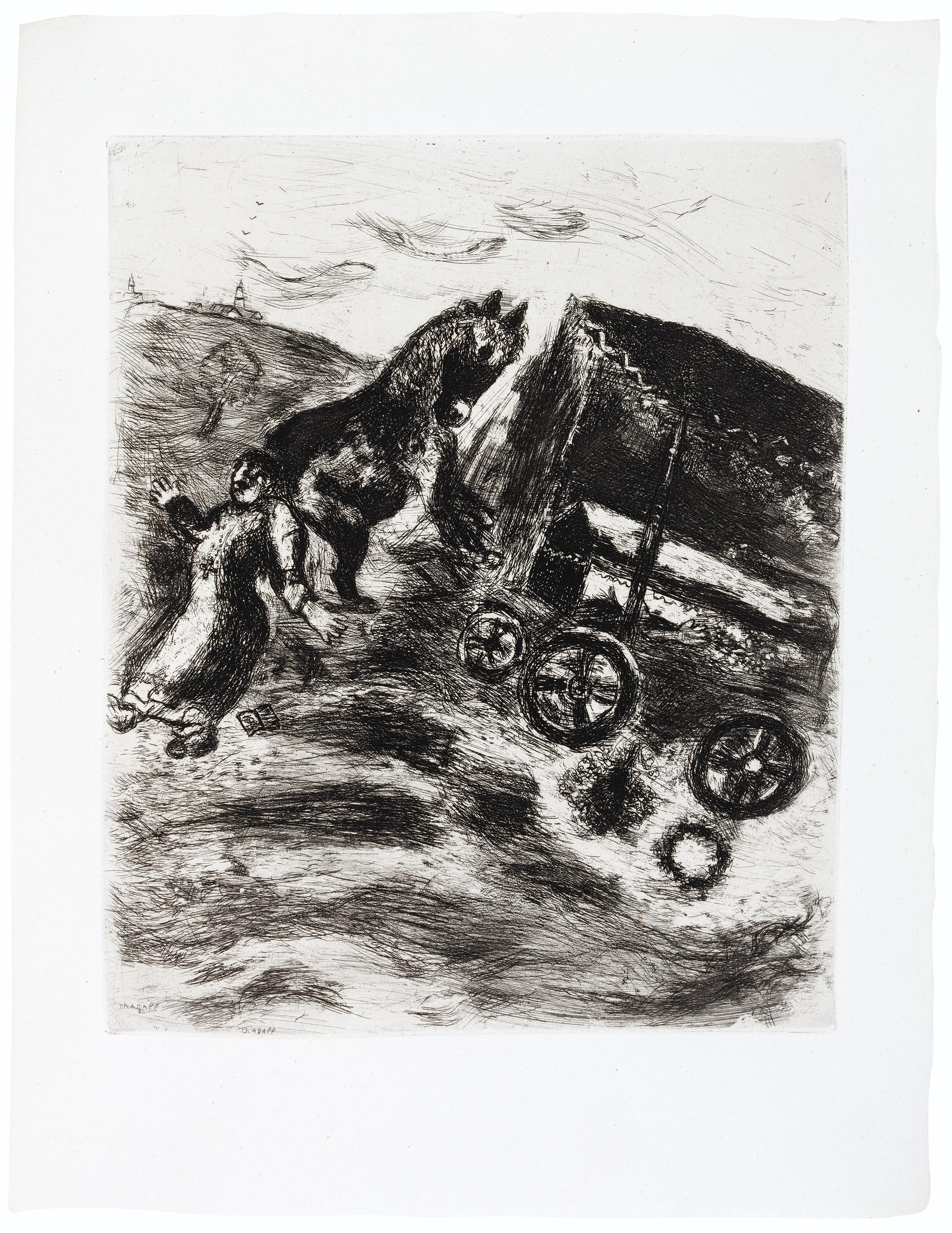 Marc Chagall — Жан де Лафонтен, "Басни", Париж, издательство "Tériade Editeur", 1952, изображение 9