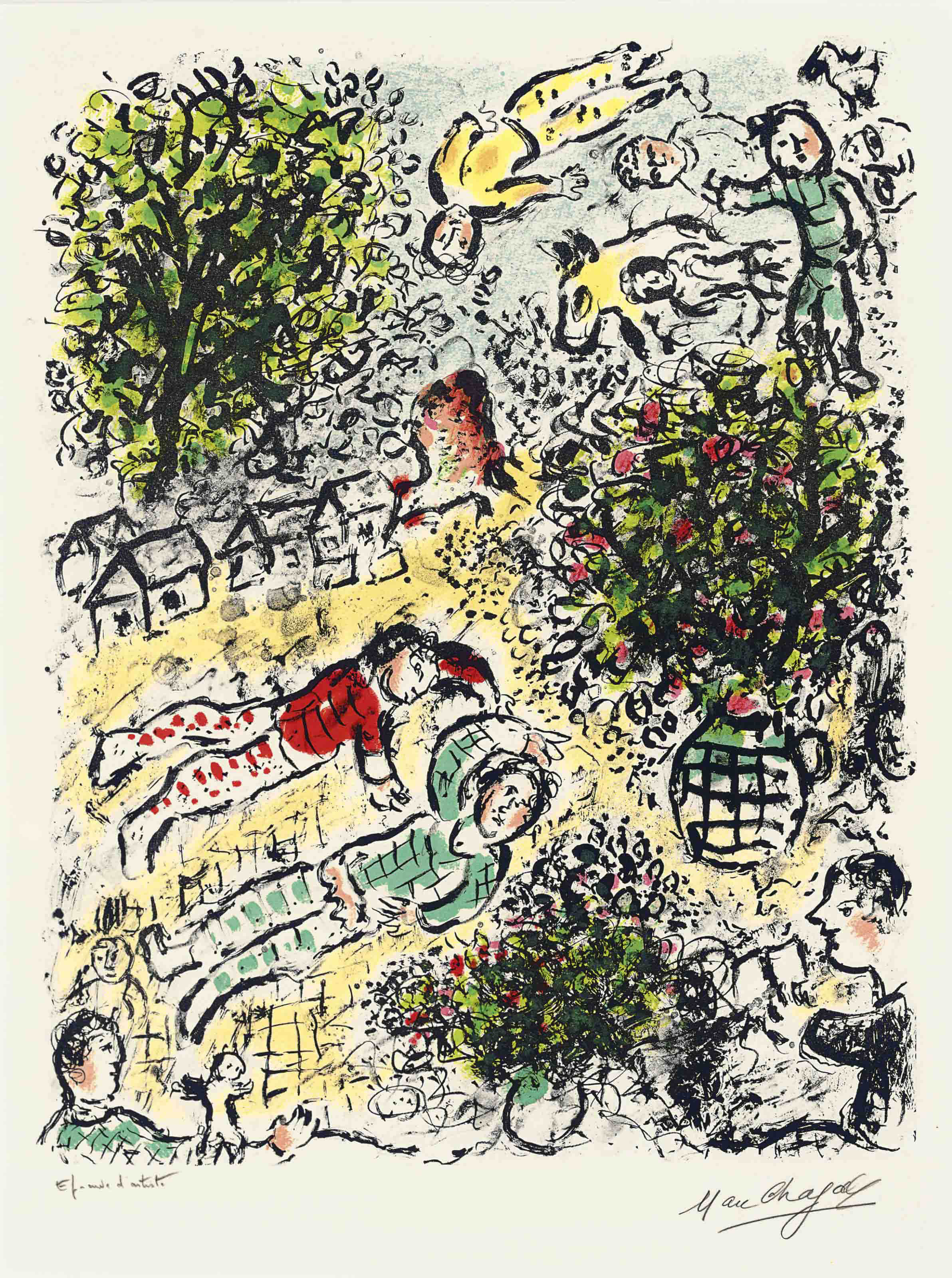 Marc Chagall — Верхняя кромка (M. 1030)