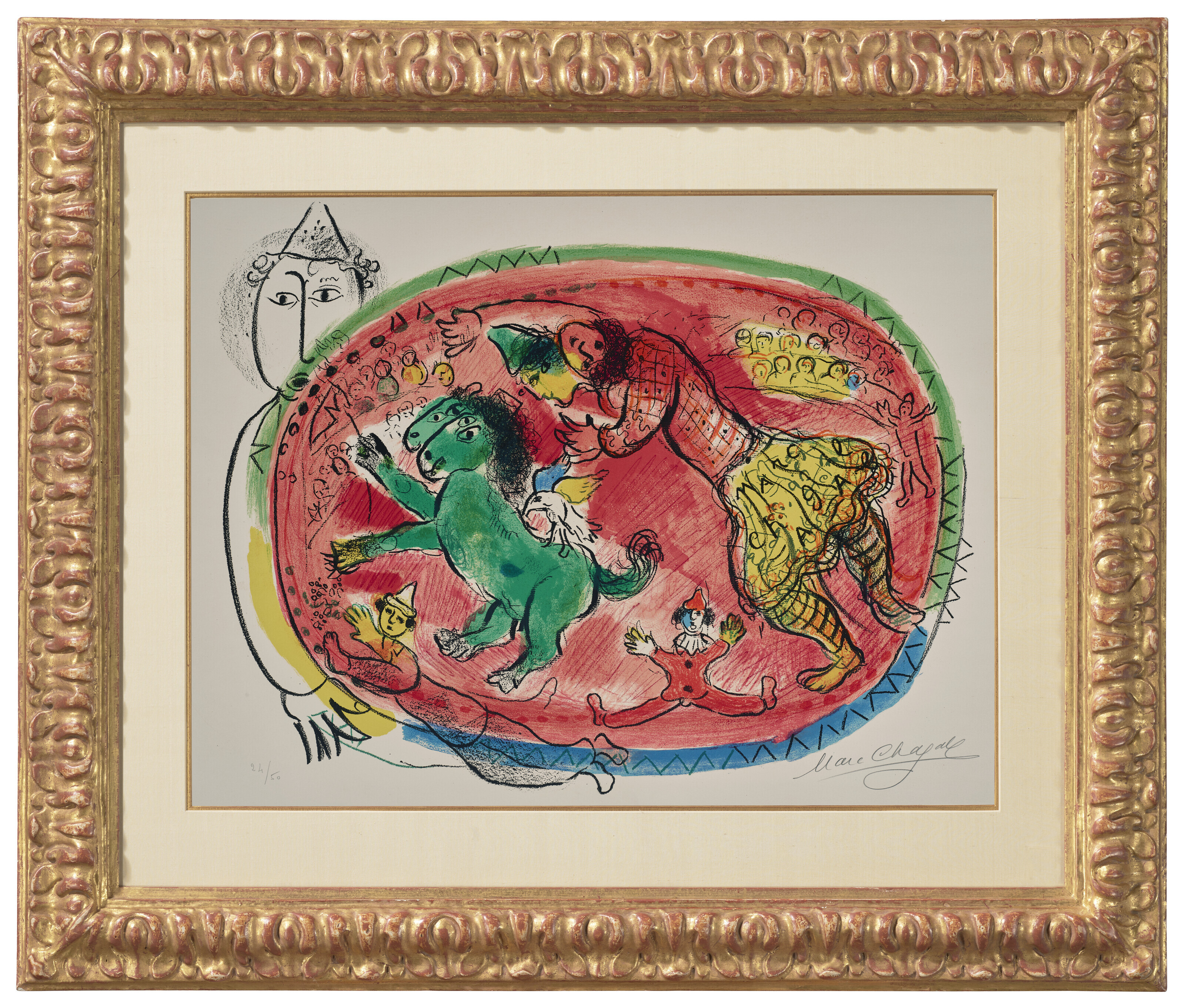Marc Chagall — Красный круг, изображение 2