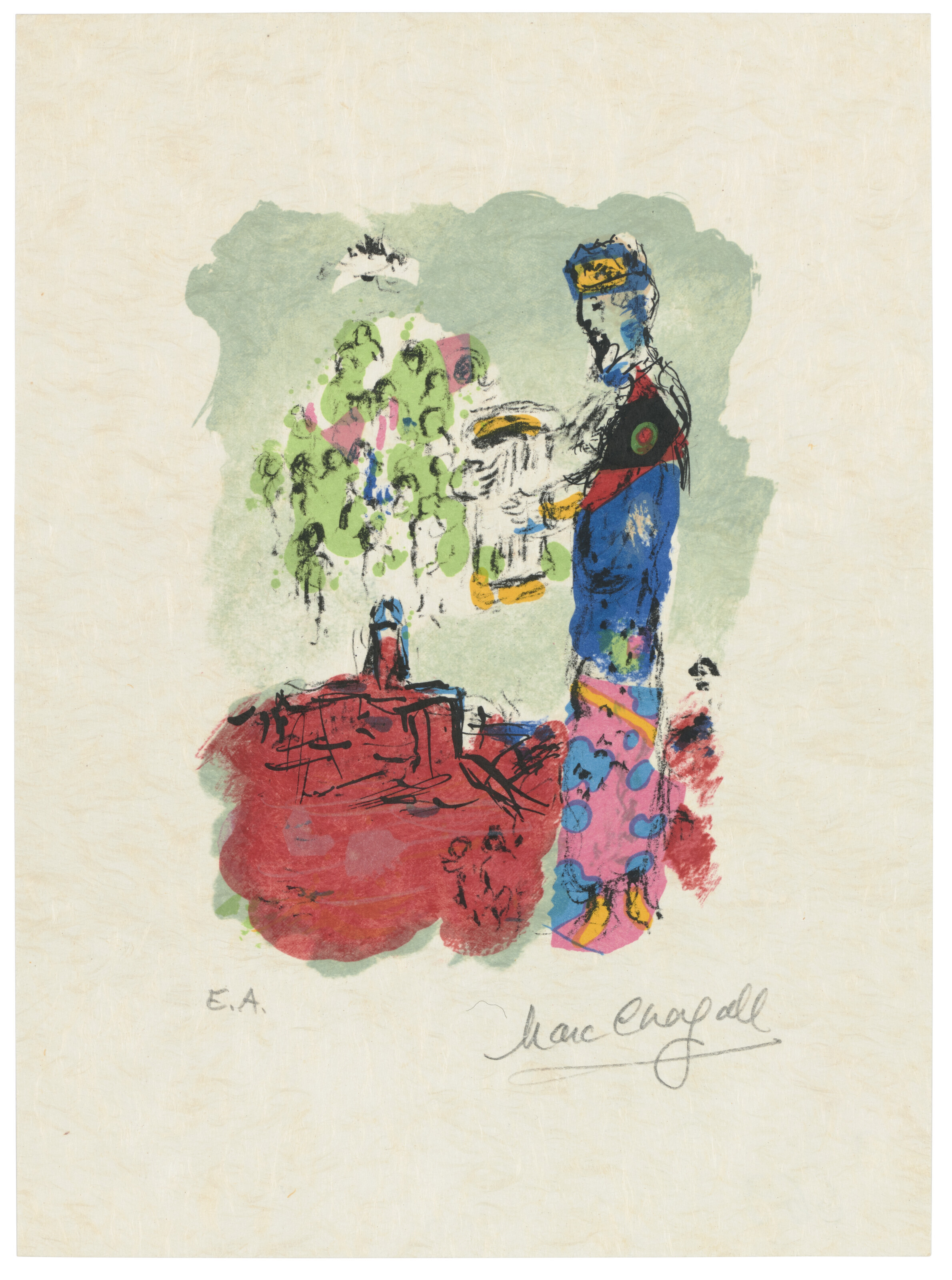 Marc Chagall — Тур де Давид