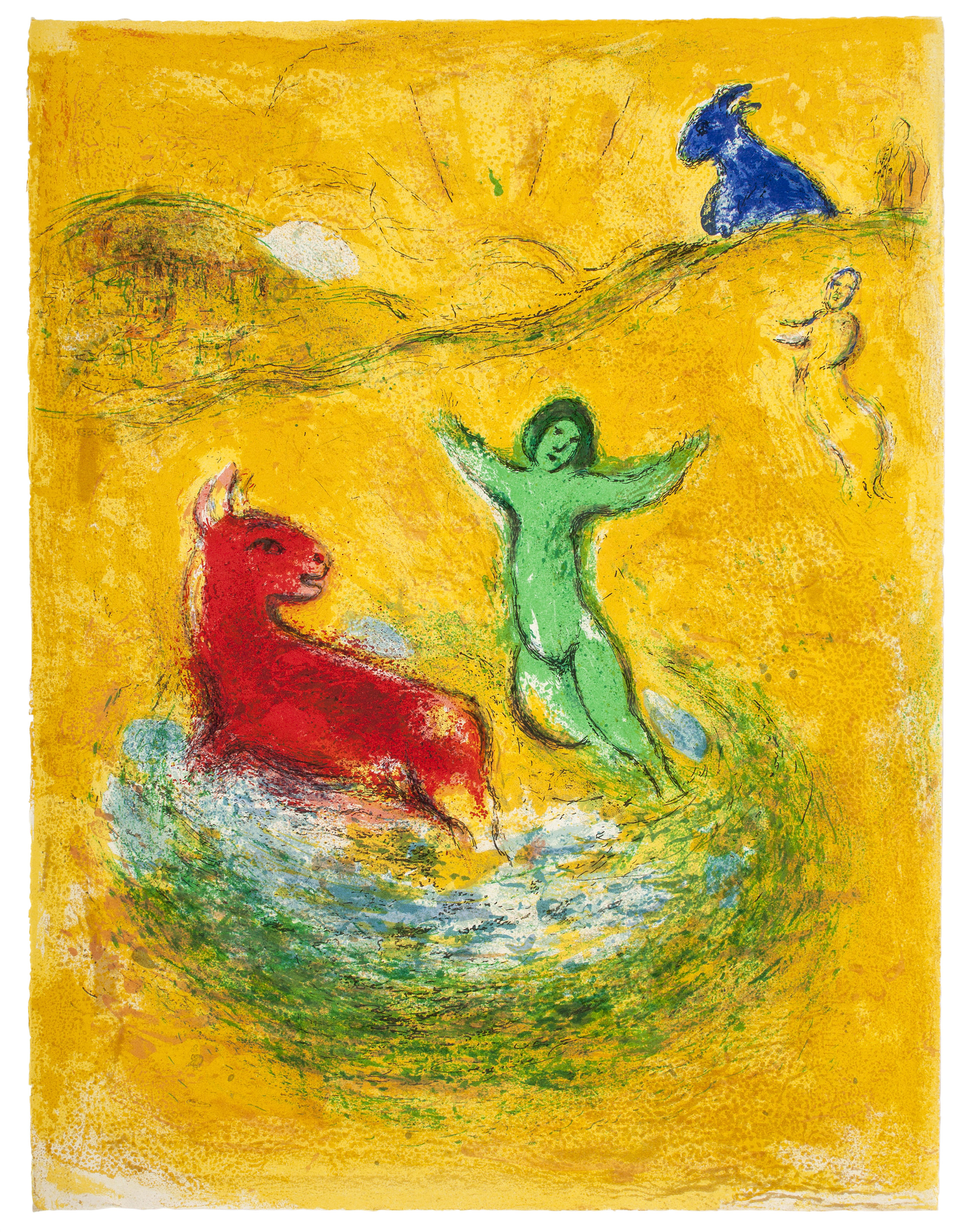 Marc Chagall — "Пьеса о лупах" из "Дафниса и Хлои"