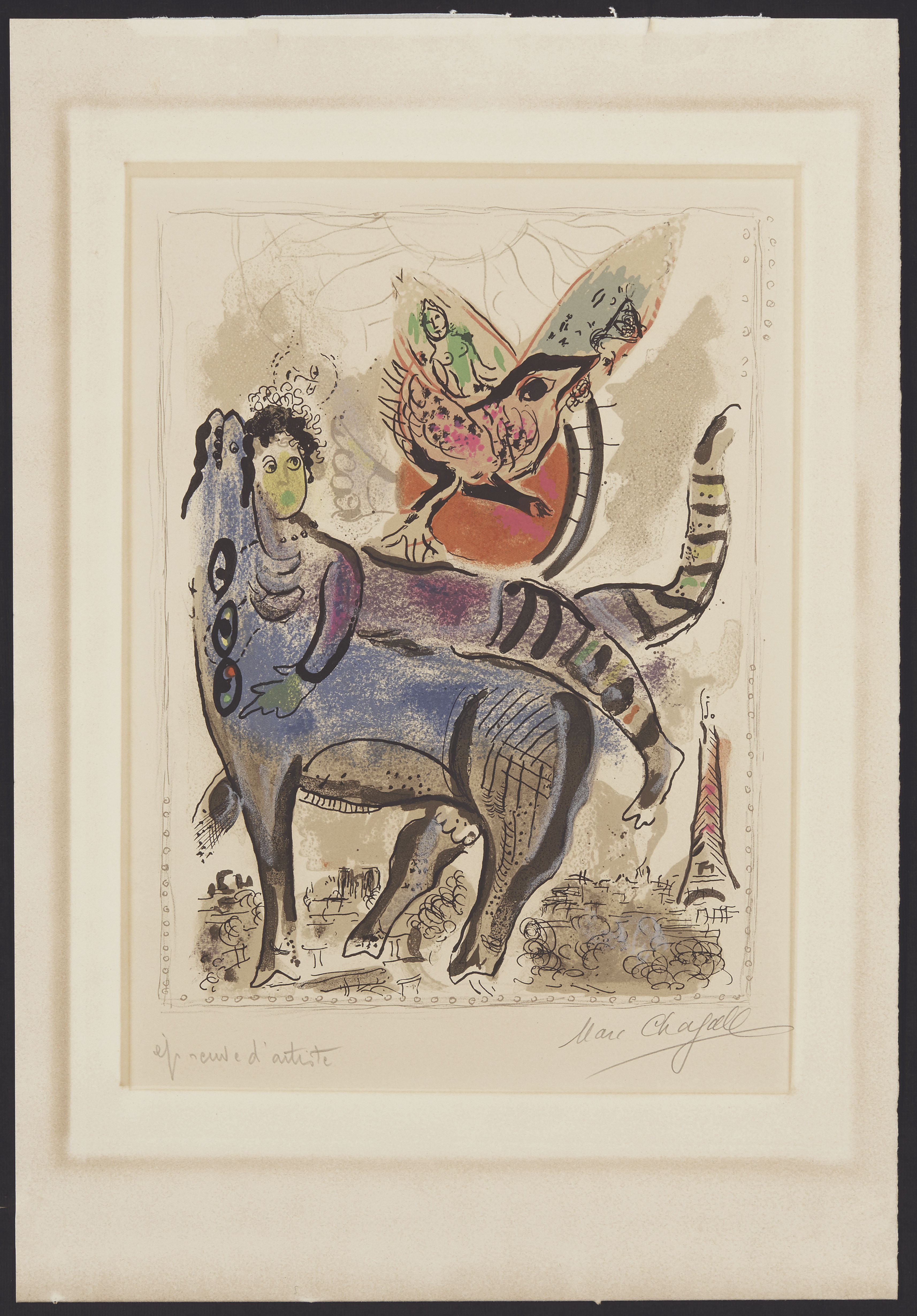 Marc Chagall — Голубая ночь, изображение 2