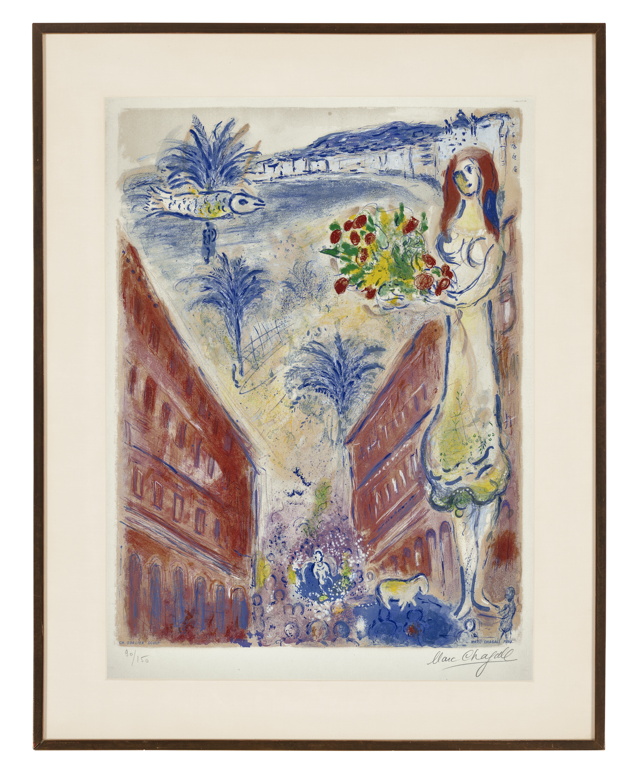 Marc Chagall — Авеню Виктории в Ницце, от Ниццы и до Лазурного берега, изображение 2