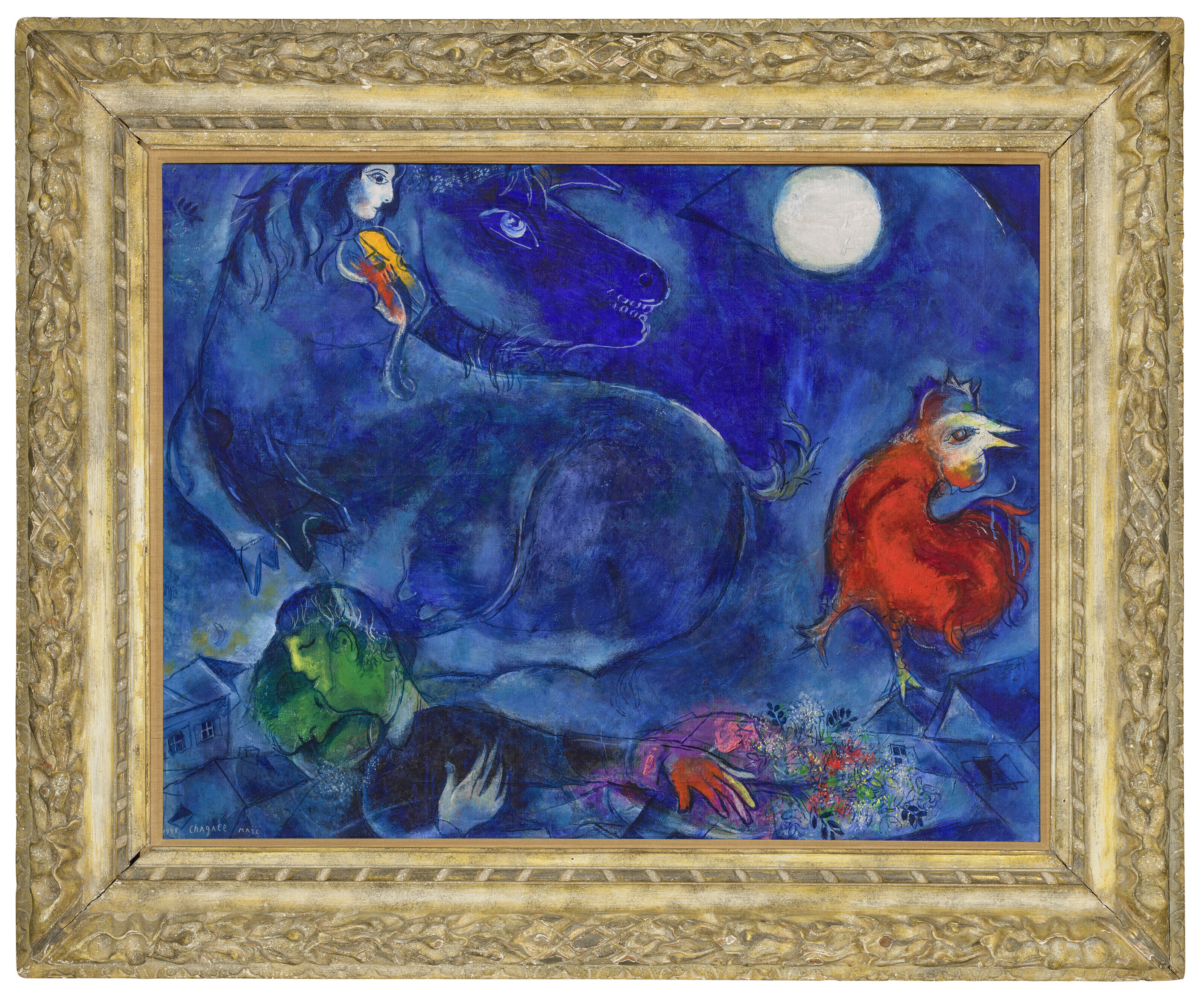 Marc Chagall — Голубой рыцарь, изображение 2