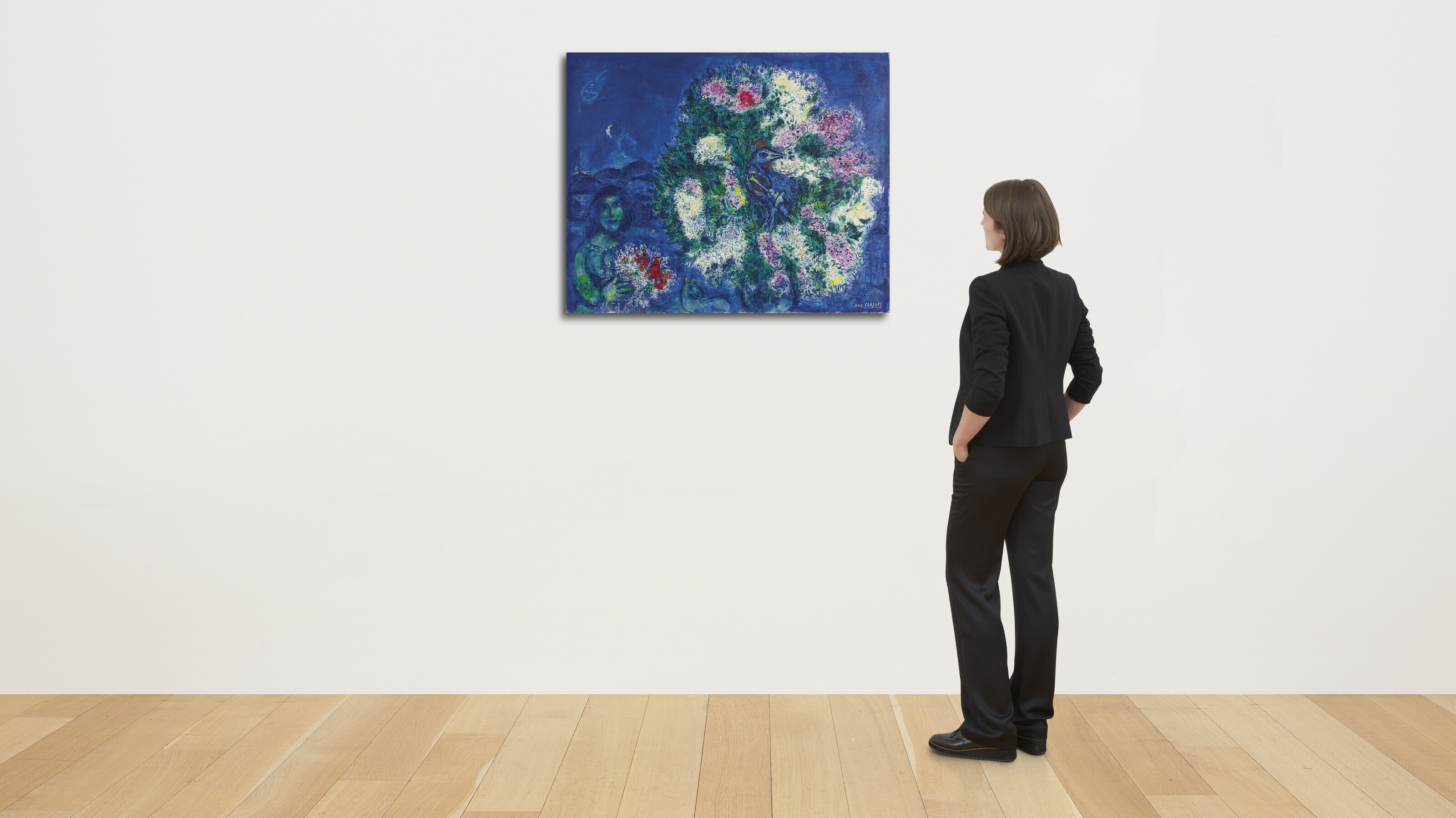 Marc Chagall — Букет лилий, изображение 2