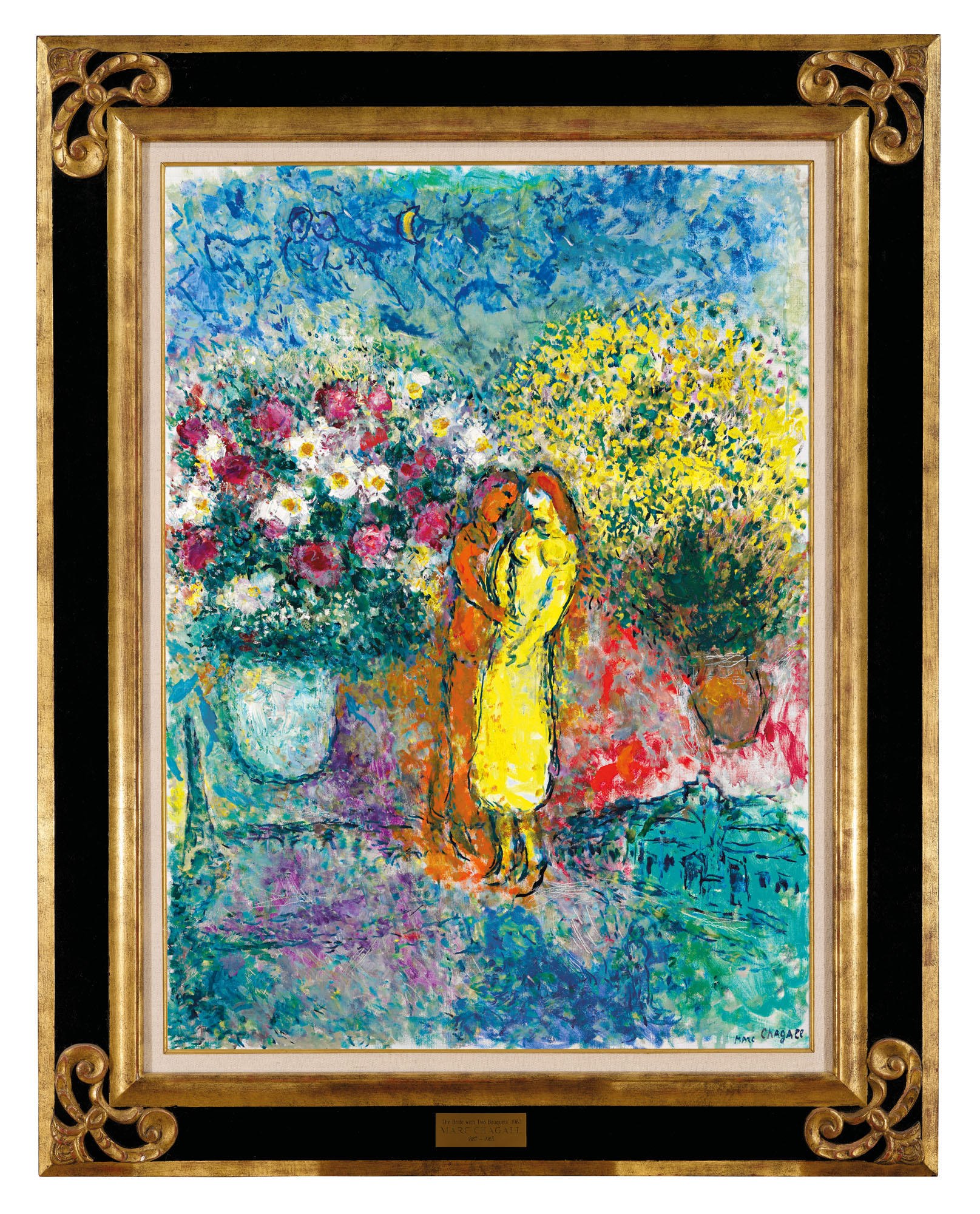 Marc Chagall — Пара из двух букетов, изображение 2