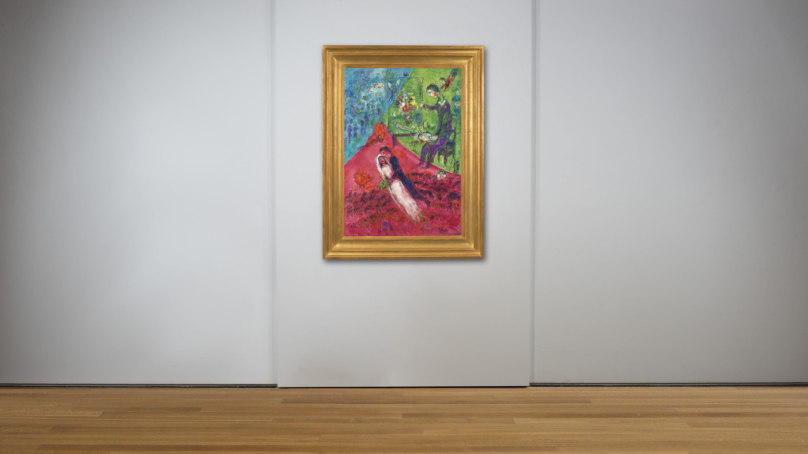 Marc Chagall — Отец и мария из трех семей, изображение 5