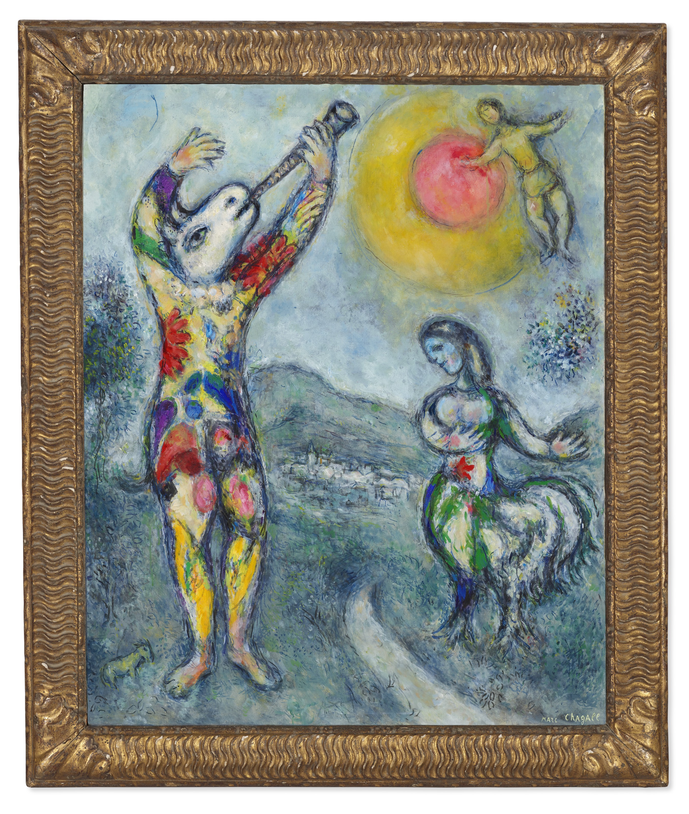 Marc Chagall — Флейтистка, изображение 2