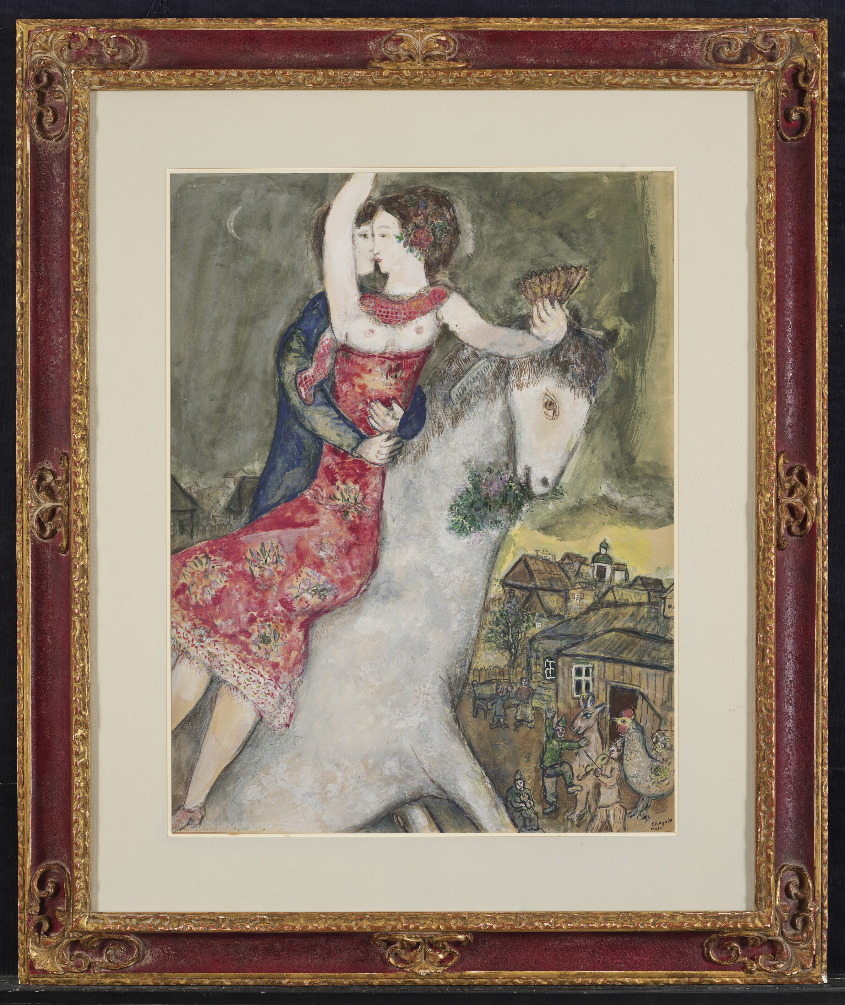 Marc Chagall — Смотреть в оба ; этюд, изображение 4