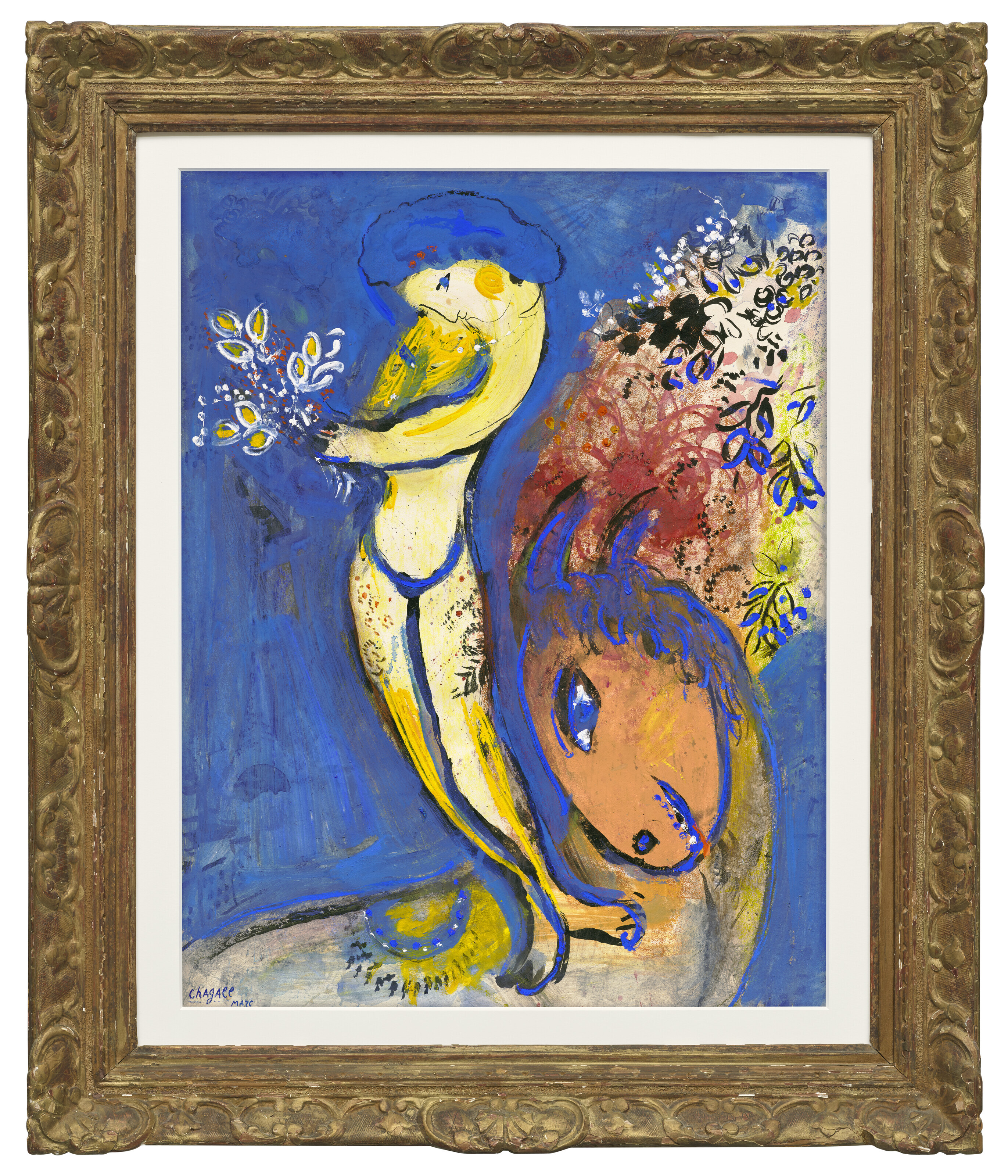 Marc Chagall — Экюйер с букетом во главе, изображение 2