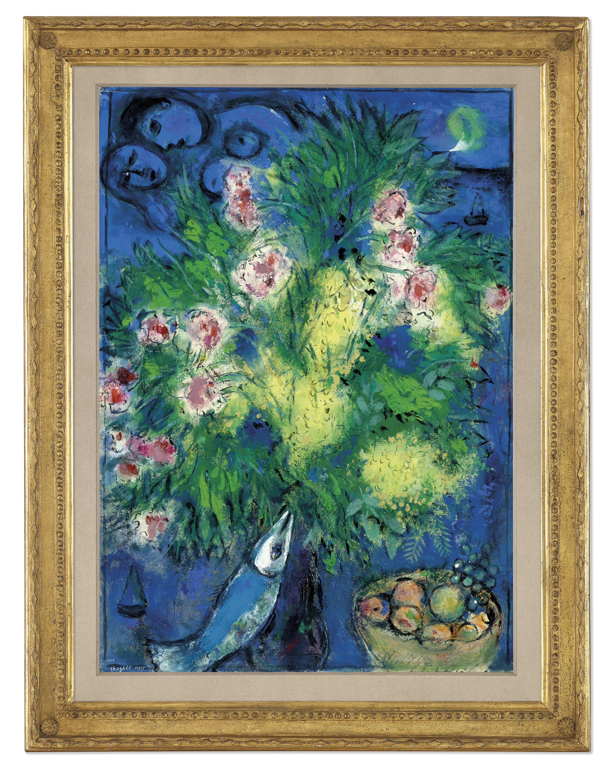 Marc Chagall — Цветы и фрукты, изображение 2