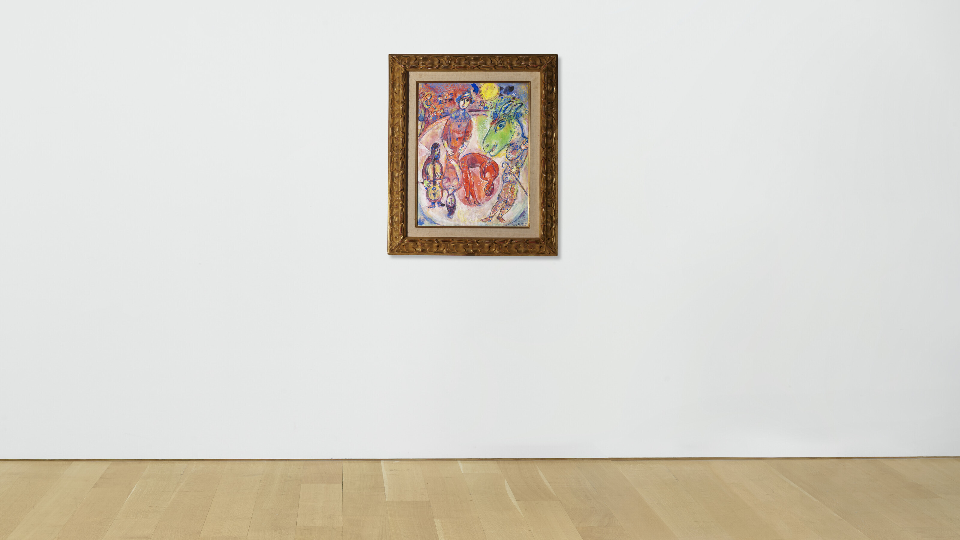 Marc Chagall — Арлекин в образе желтой луны, изображение 4
