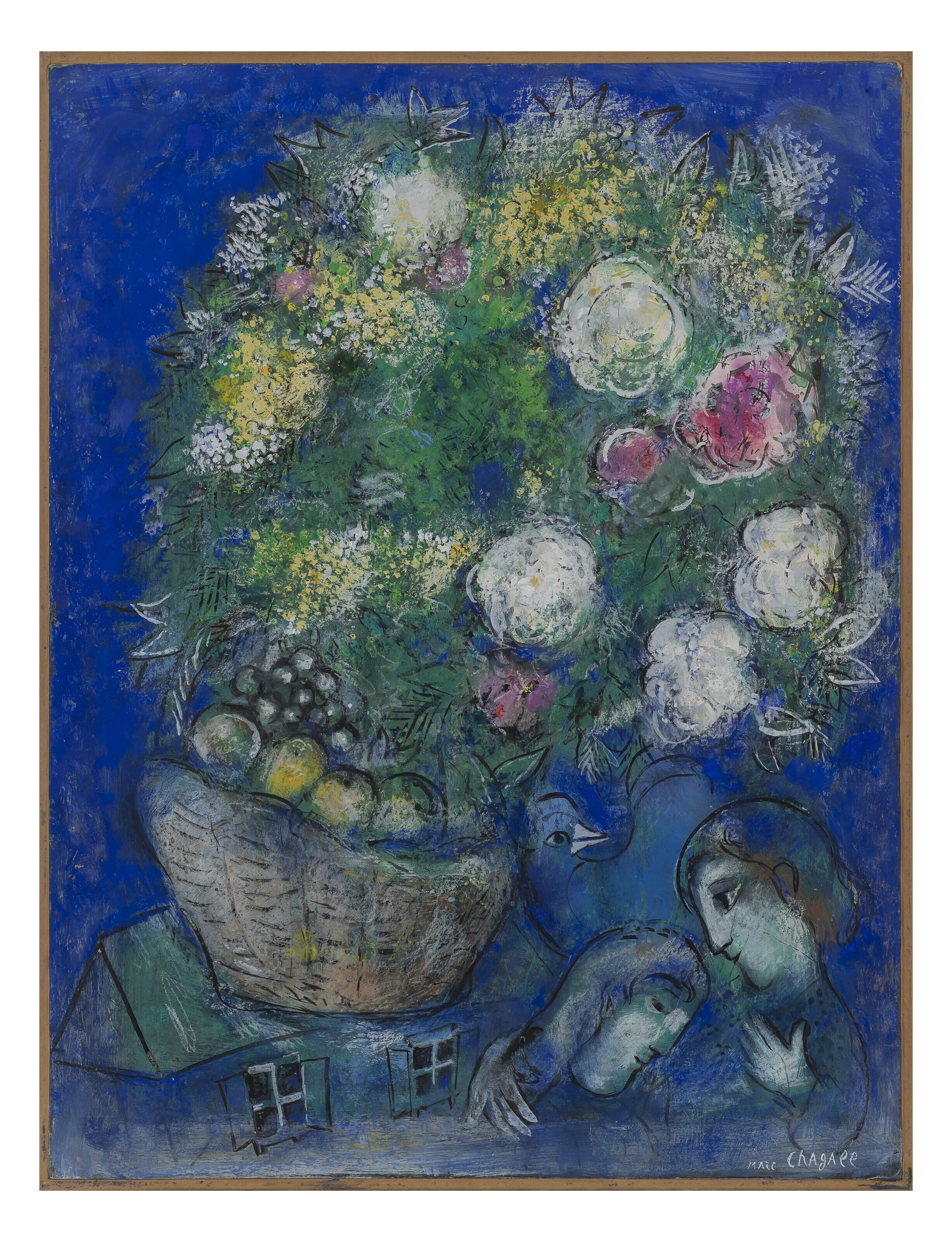 Marc Chagall — Любовь к букету цветов, Любовь к цветам, изображение 2