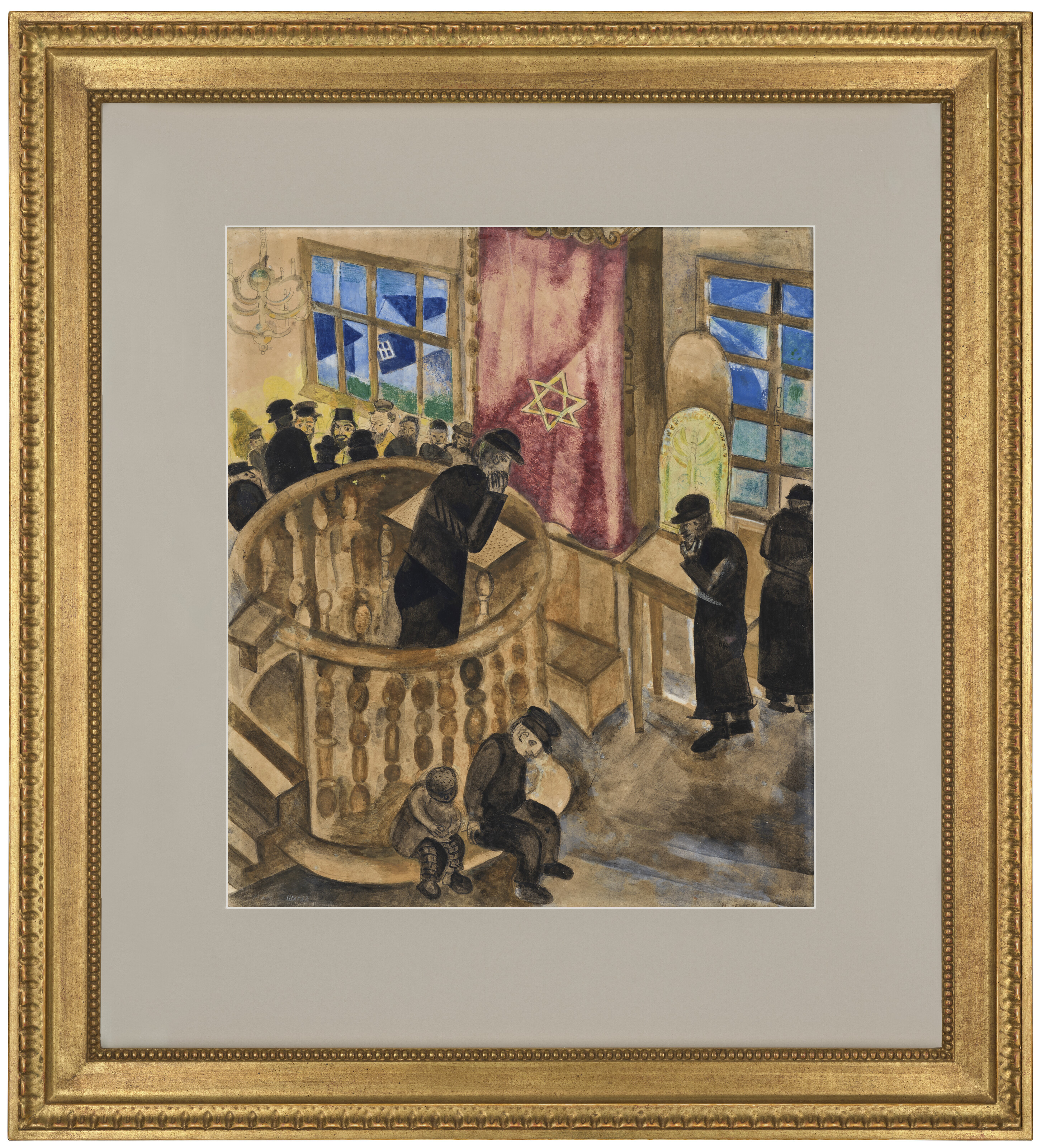 Marc Chagall — Синагога в Лос-Анджелесе, изображение 2