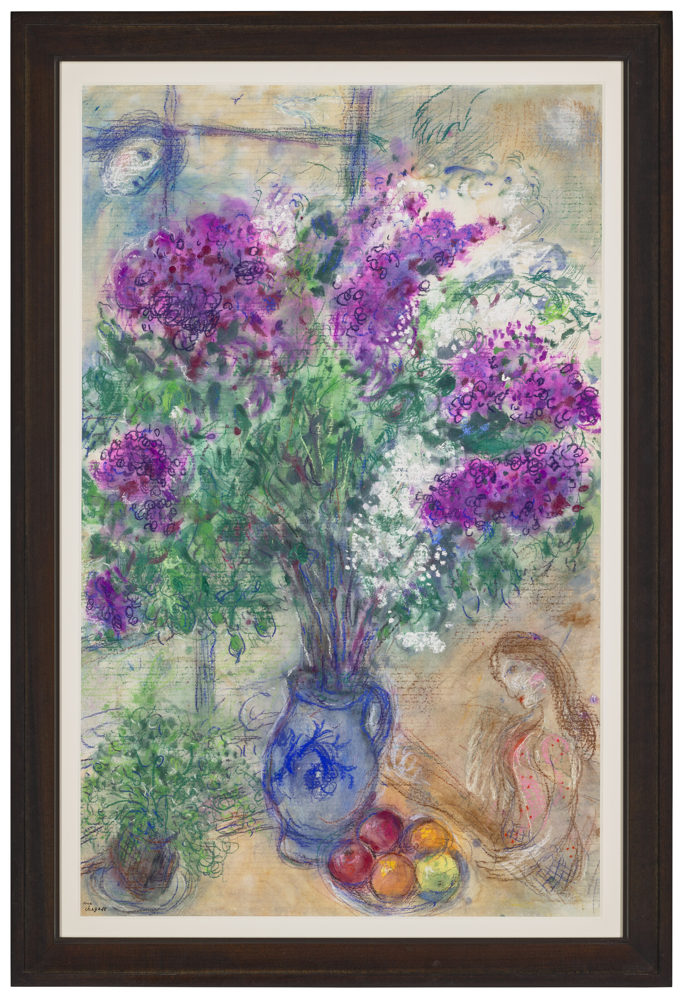Marc Chagall — Великолепный букет лилий у самого окна, изображение 4