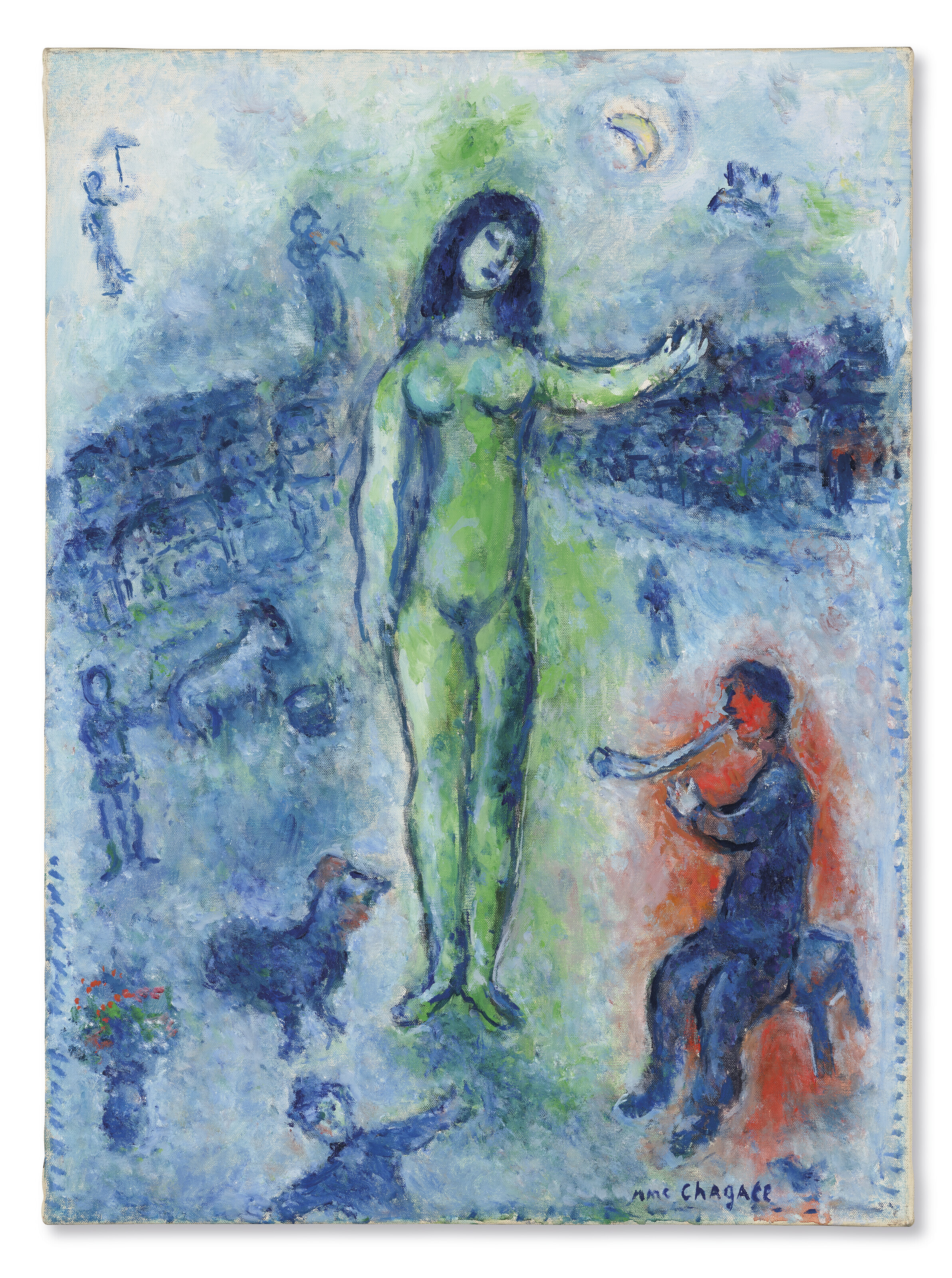 Marc Chagall — Празднование нового года, изображение 2