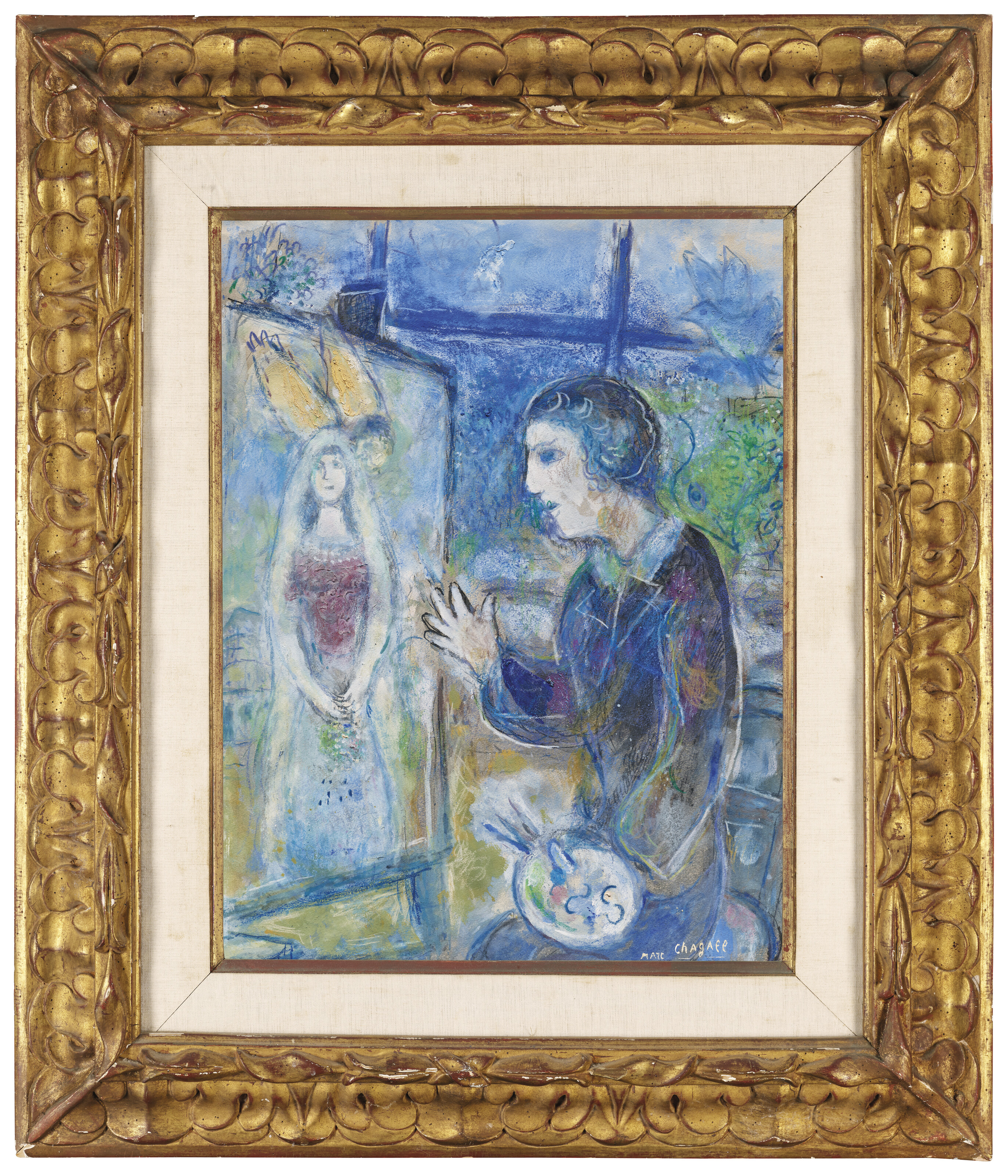 Marc Chagall — Человек, который только что стал кавалером, изображение 2