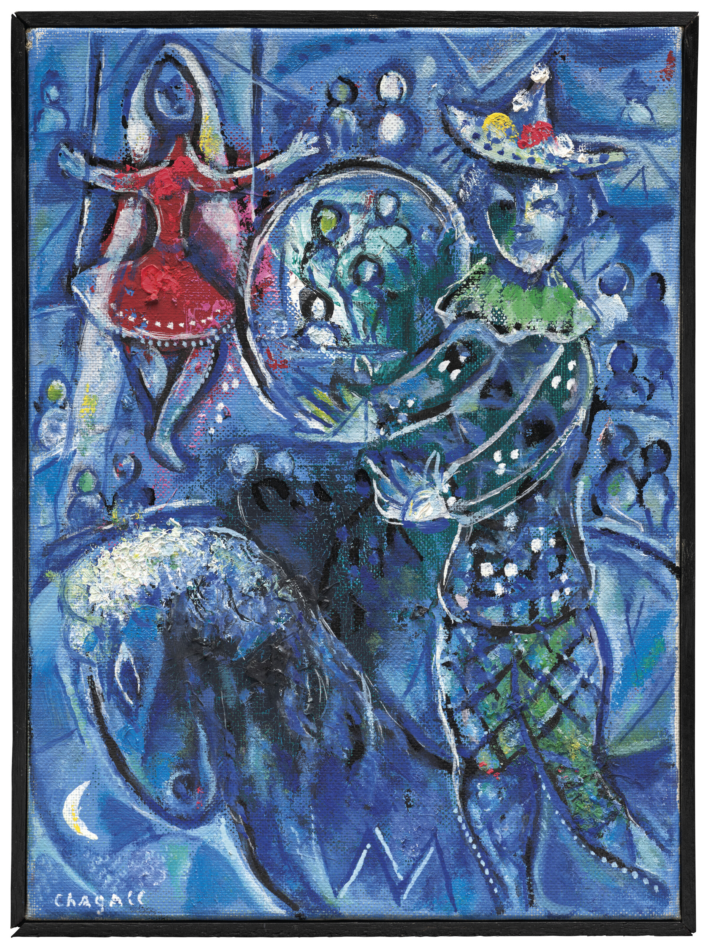 Marc Chagall — Цирк с голубым сердцем, изображение 2