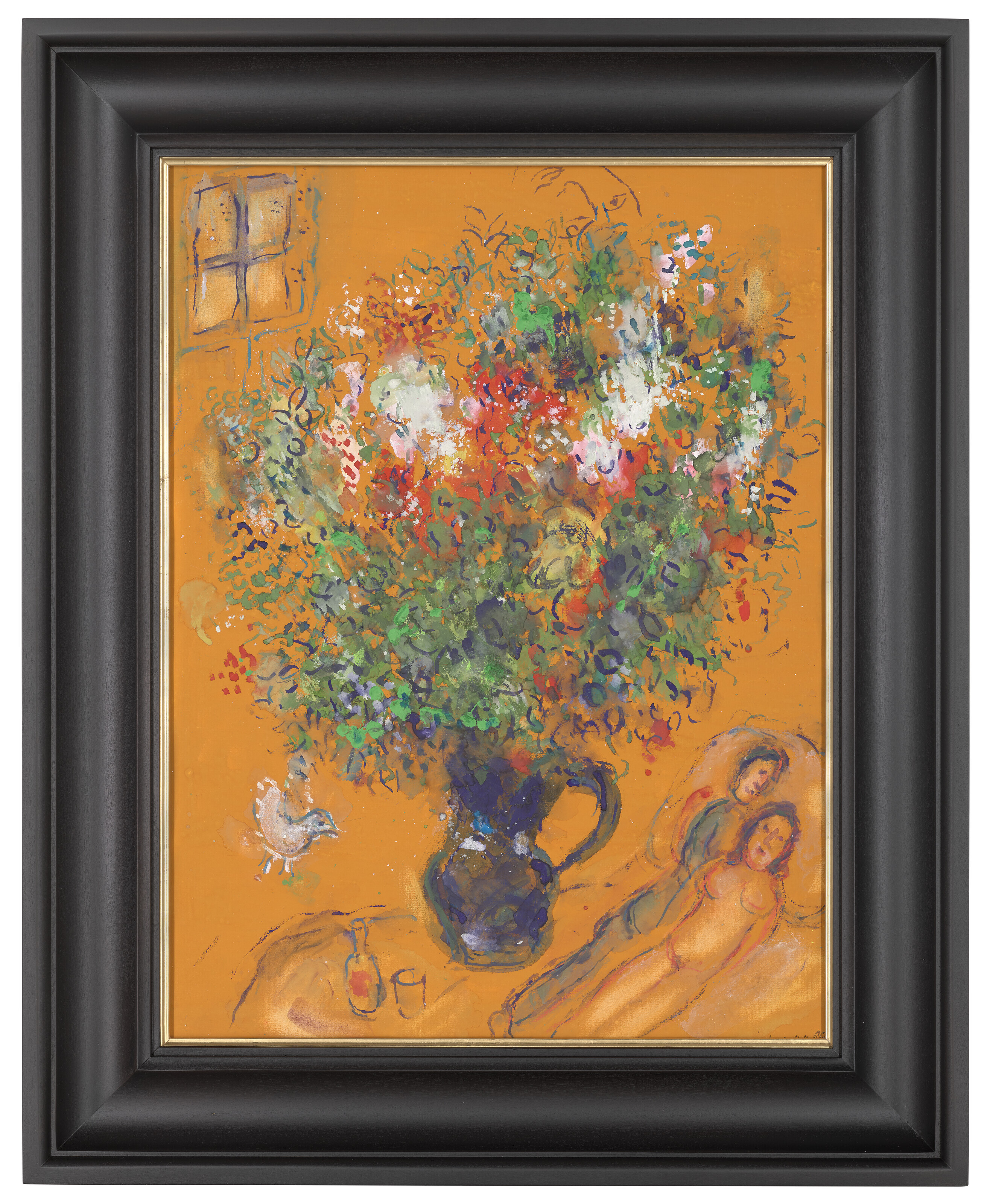 Marc Chagall — Великолепный букет в нежном обрамлении, изображение 4