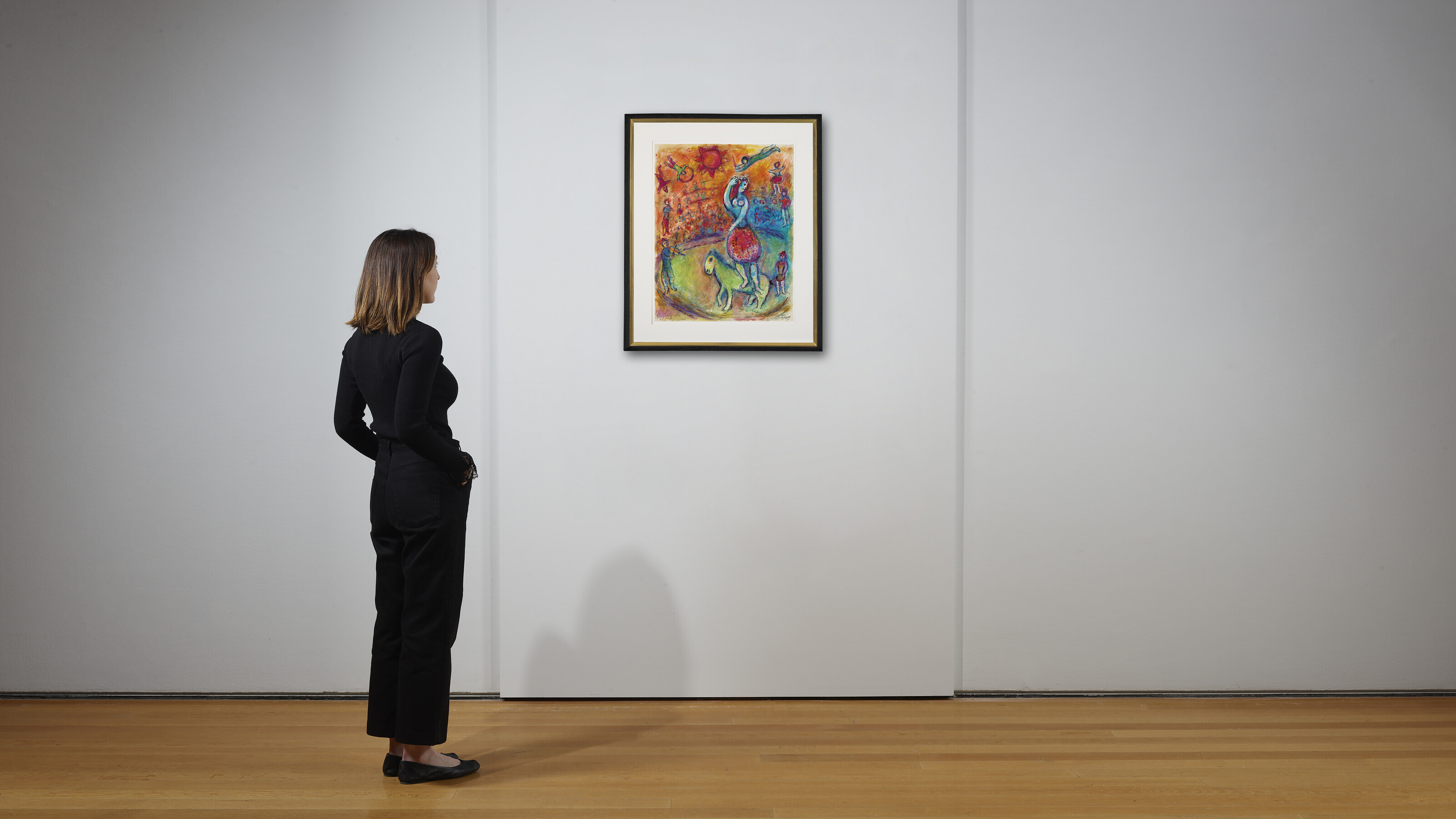 Marc Chagall — Экюи на вершине холма в цирке, изображение 4