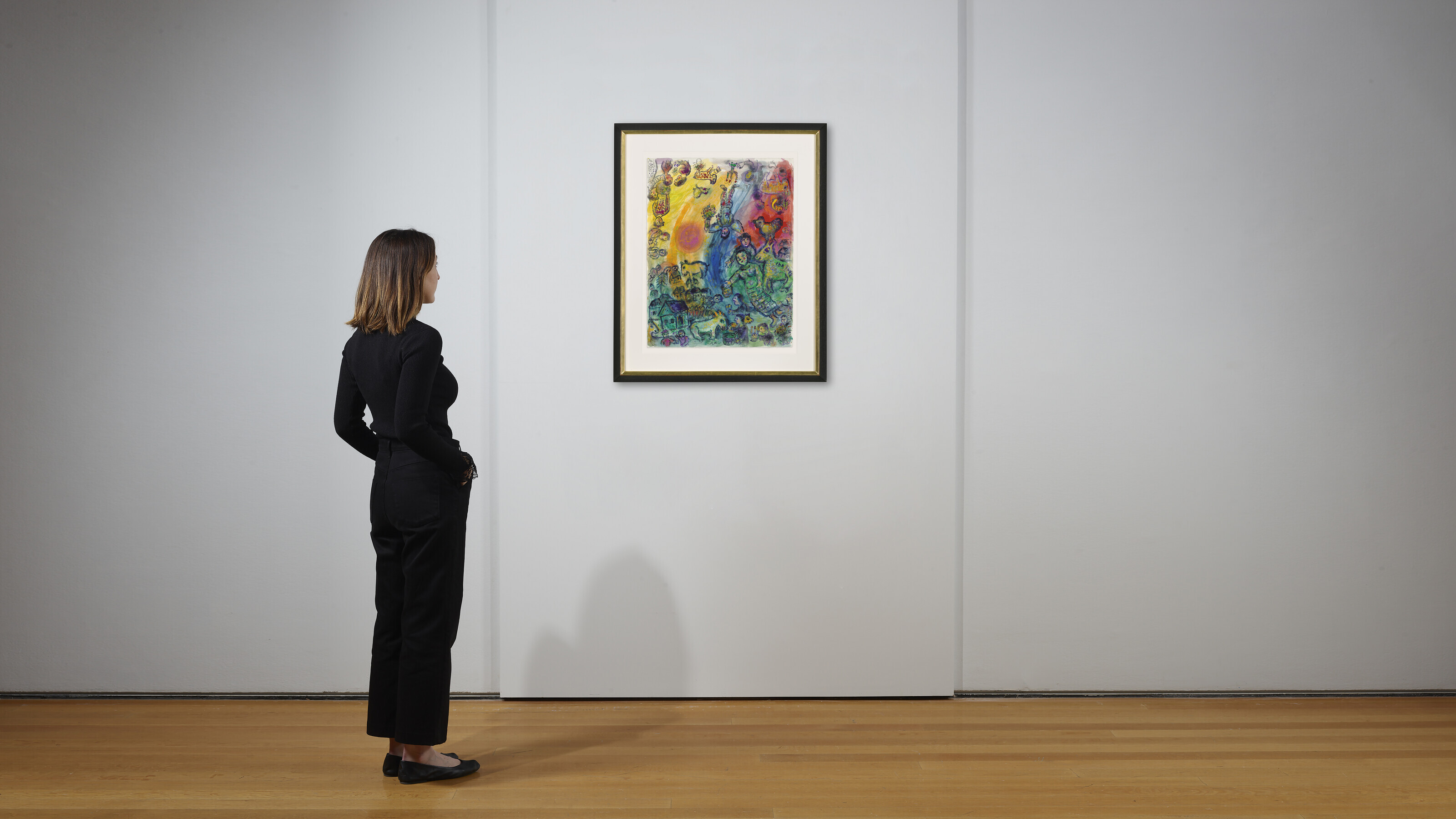 Marc Chagall — Праздник открытия арки в небе, изображение 4