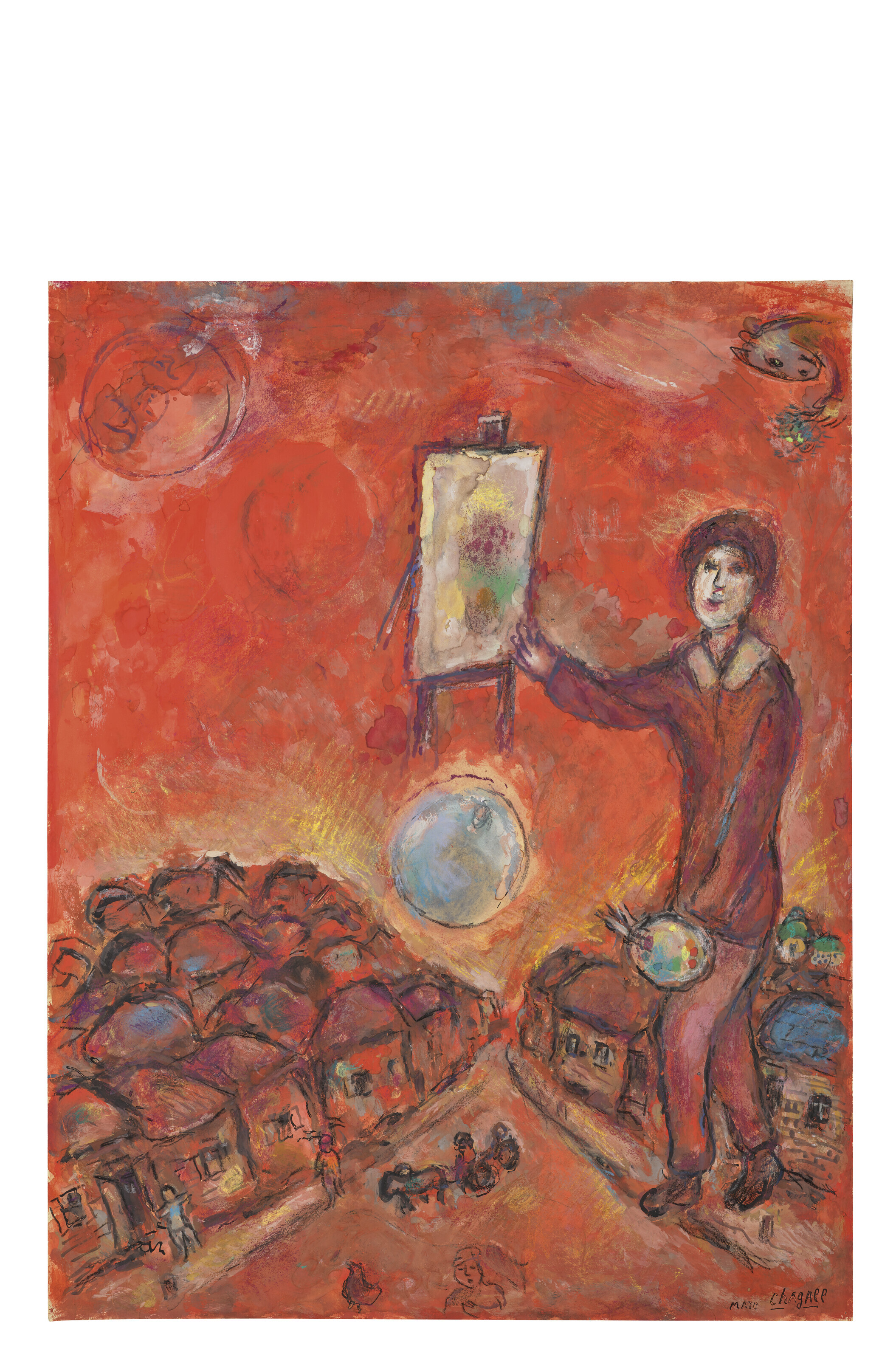 Marc Chagall — Ле Шевале, изображение 2