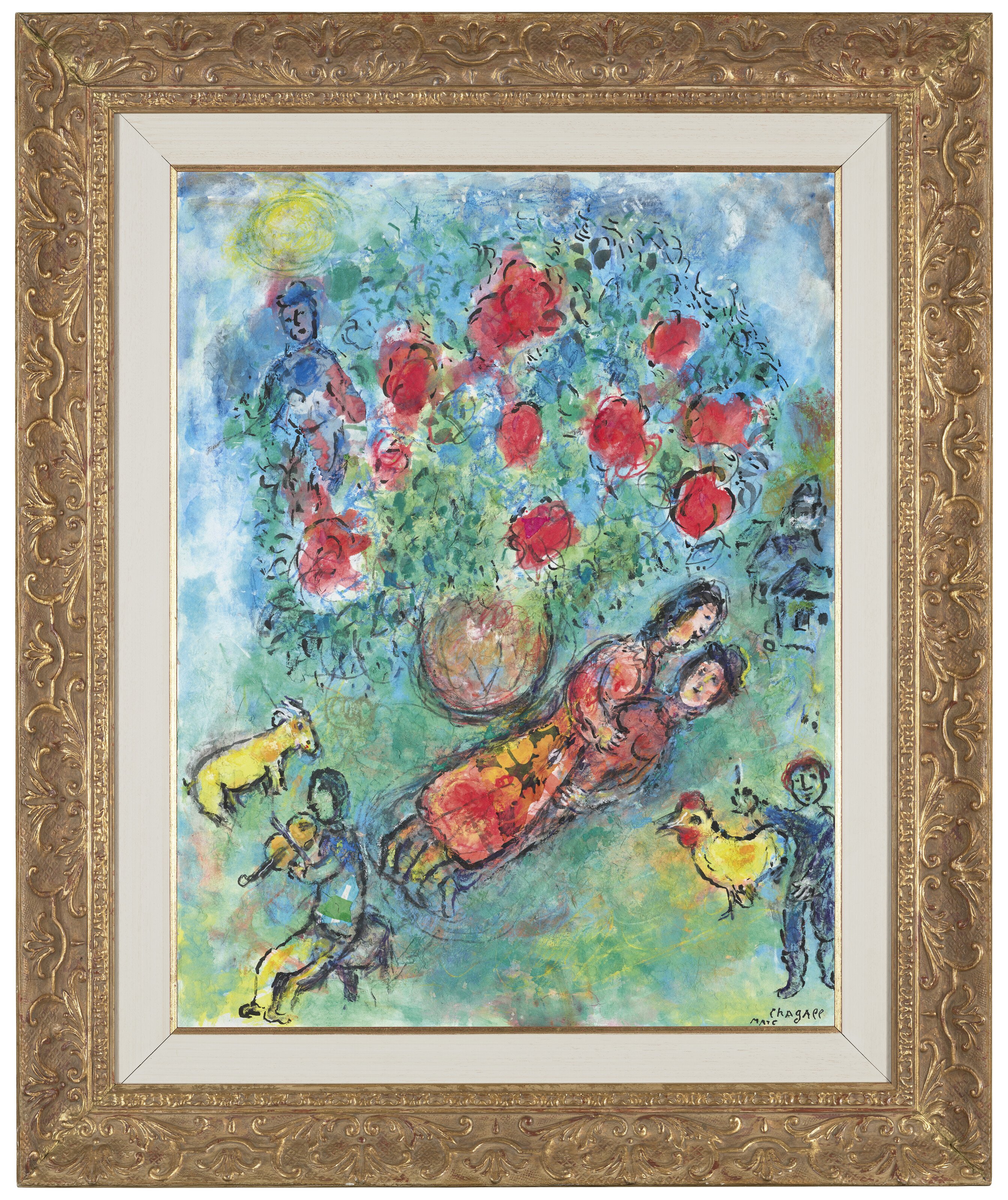 Marc Chagall — Букет румян, изображение 2