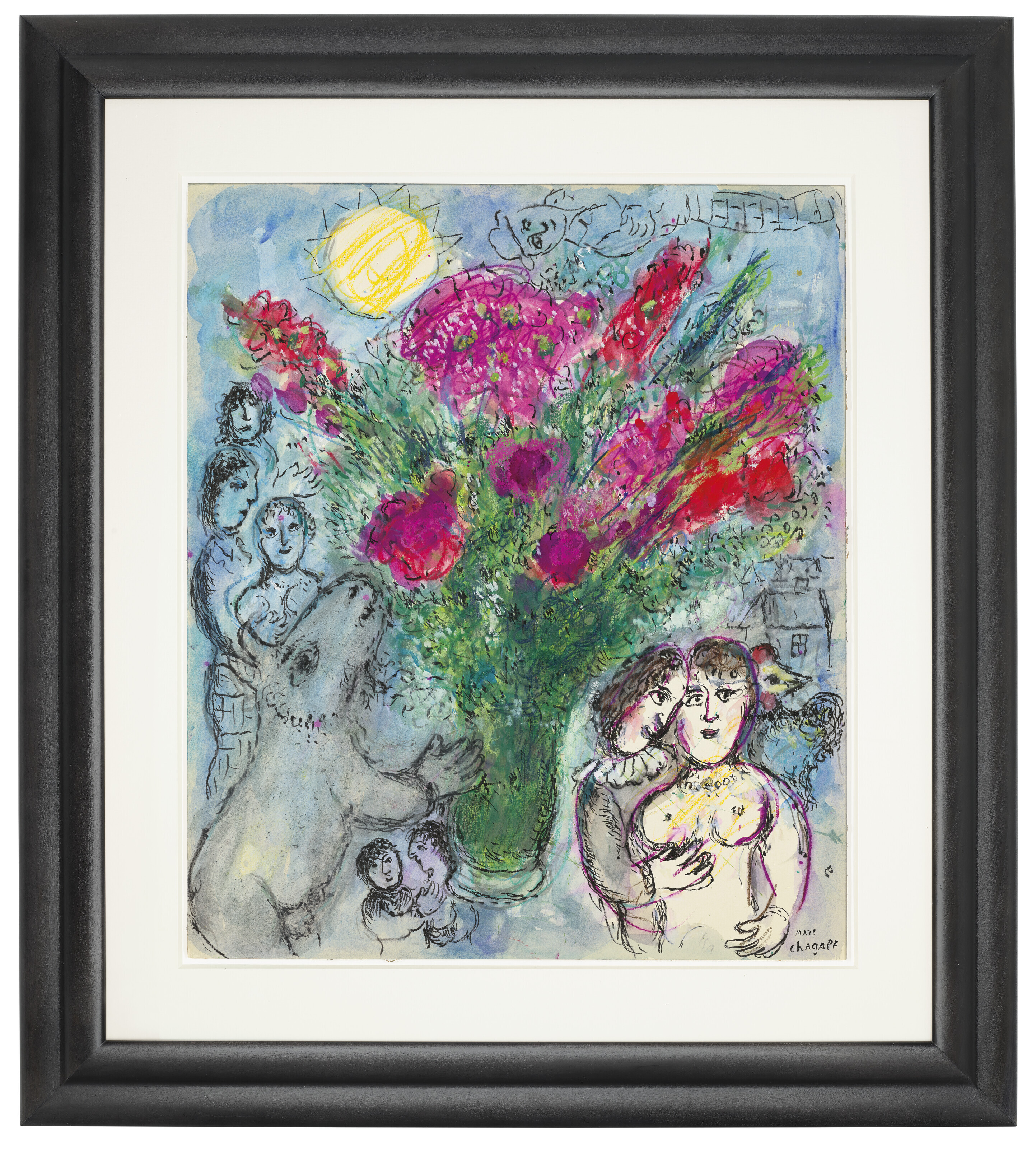 Marc Chagall — Встреча с автором букета цветов и пряностей, изображение 2
