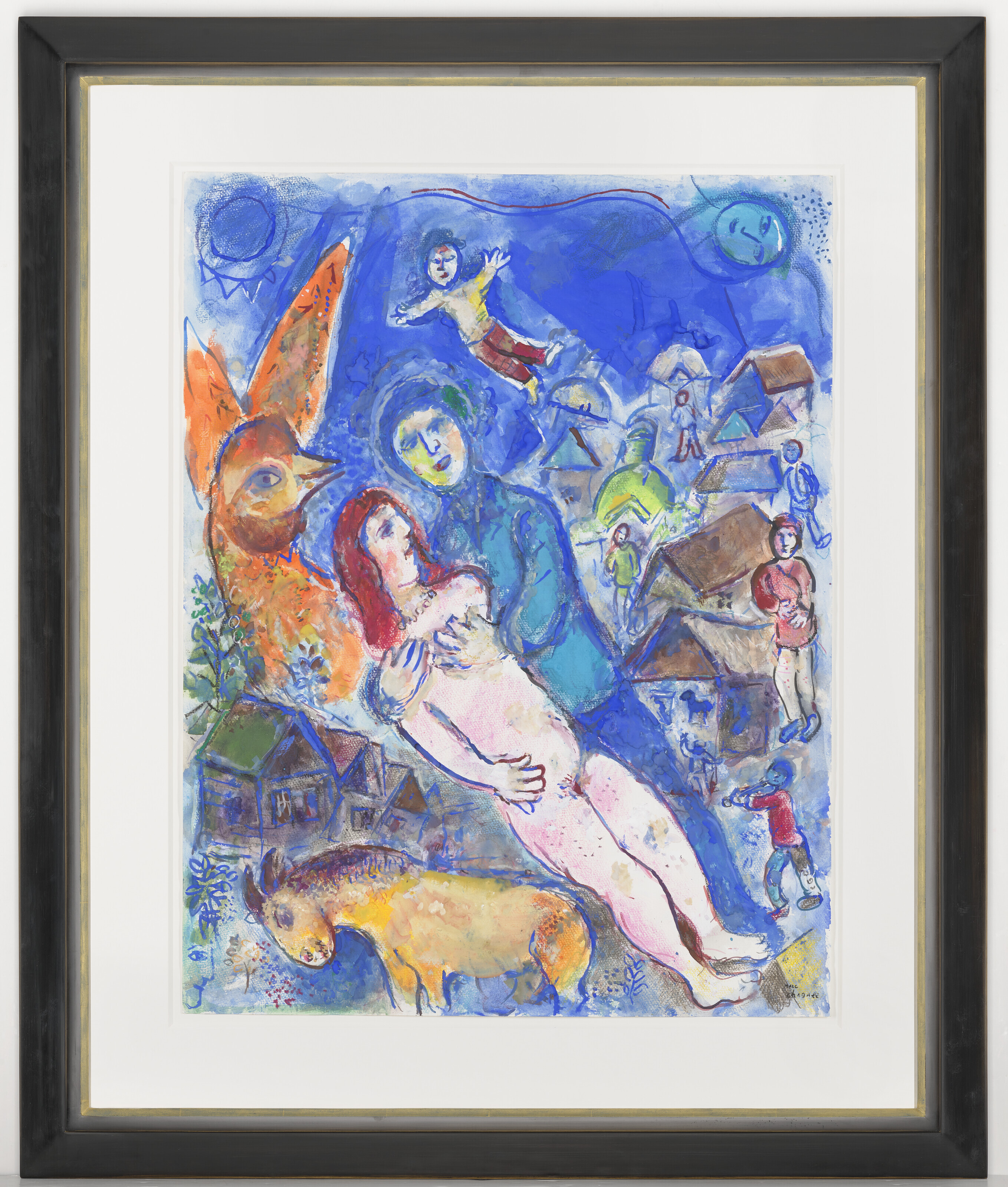 Marc Chagall — Ну, роза и апельсиновый сок в деревне с голубым вкусом, изображение 4