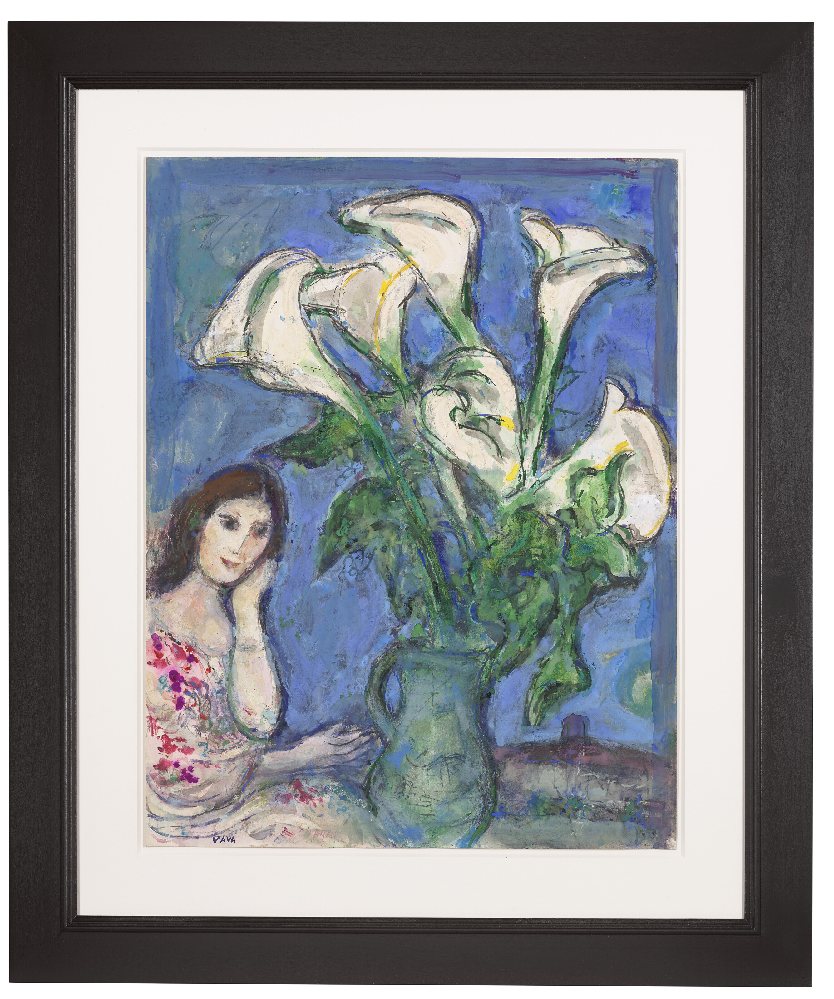 Marc Chagall — Вава с арумами, изображение 4