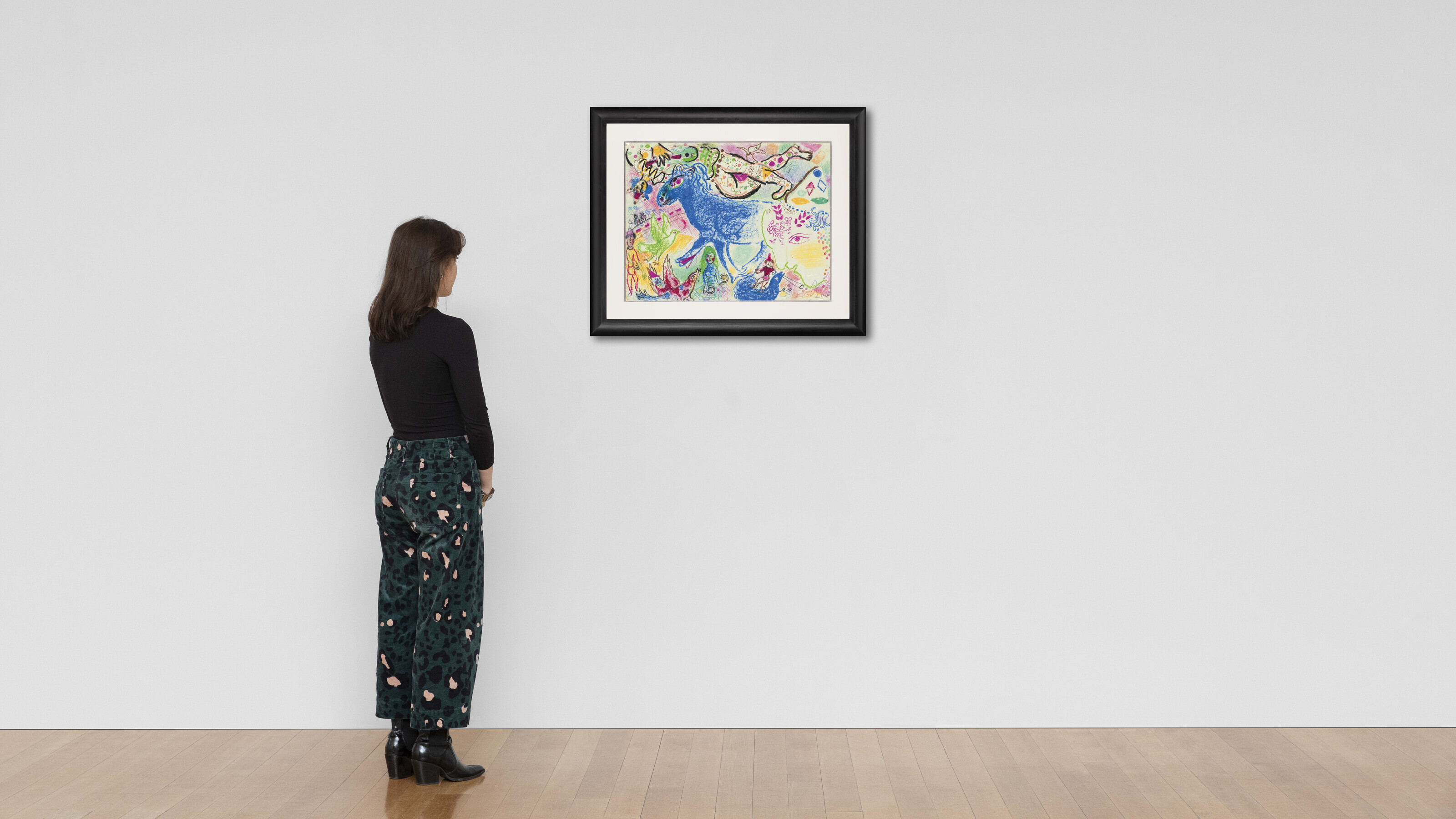 Marc Chagall — Клоун и голубой рыцарь, изображение 4