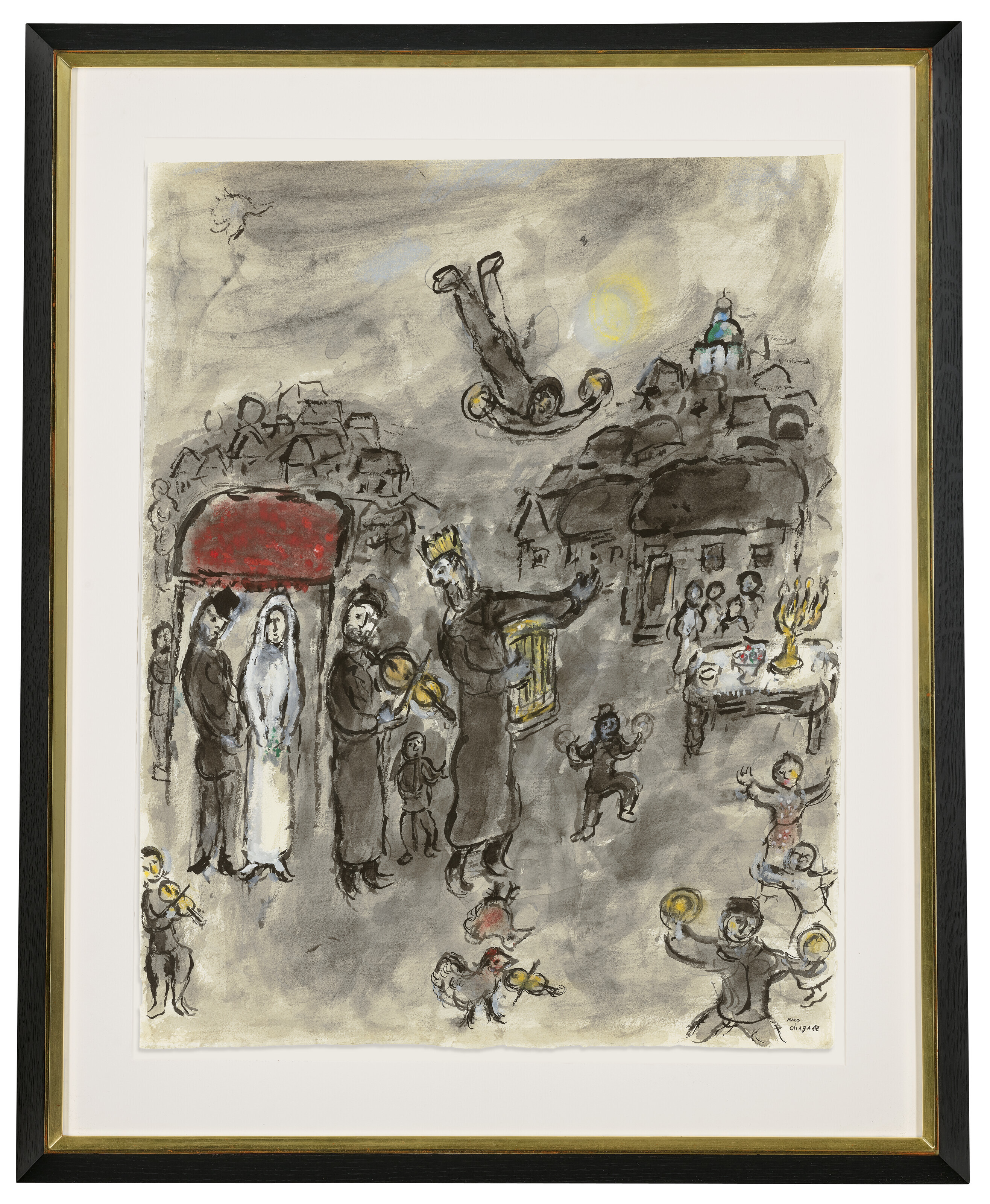 Marc Chagall — Марийские гиды для короля Давида, изображение 2