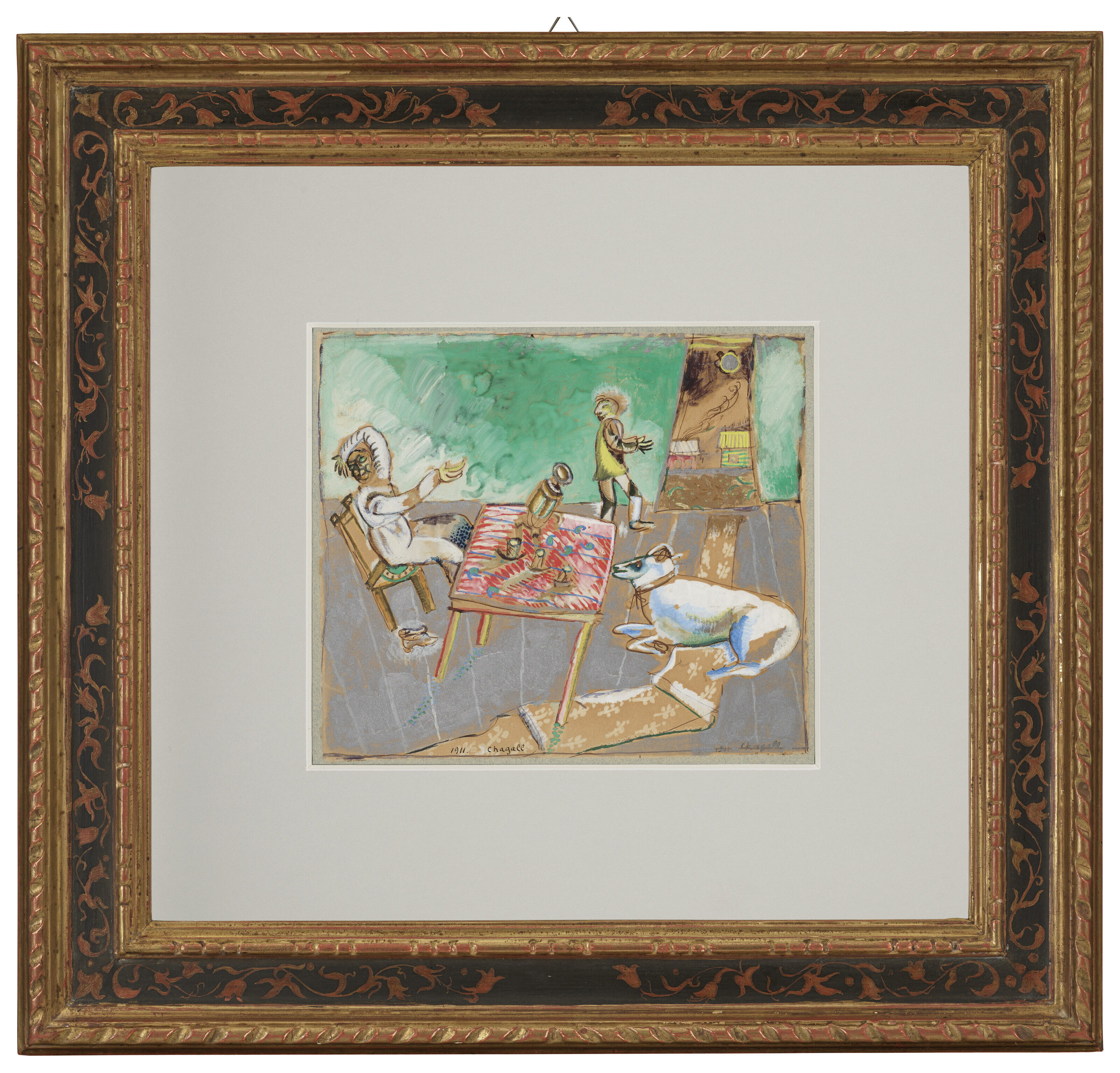 Marc Chagall — Ночь в спальне, изображение 2