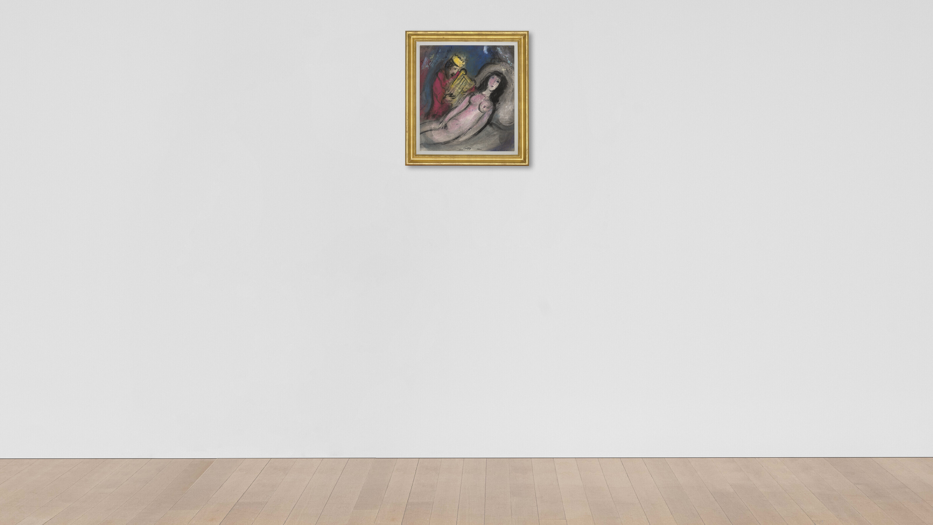 Marc Chagall — Давид и Вифсавия, изображение 3