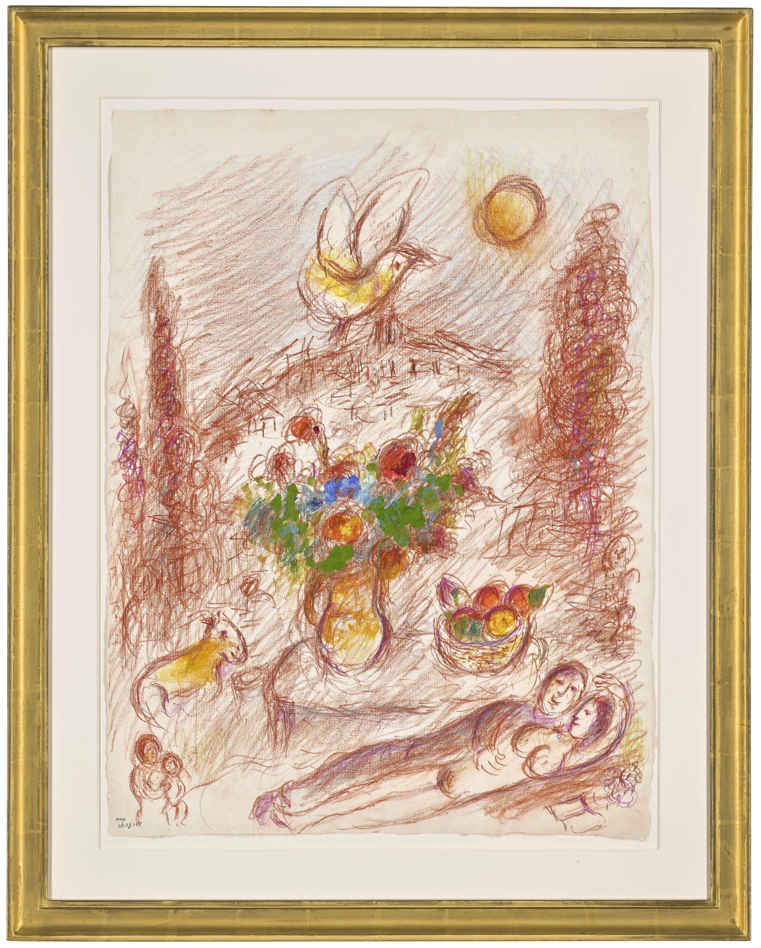Marc Chagall — Любовь на Кипре к Сен-Полю, изображение 2