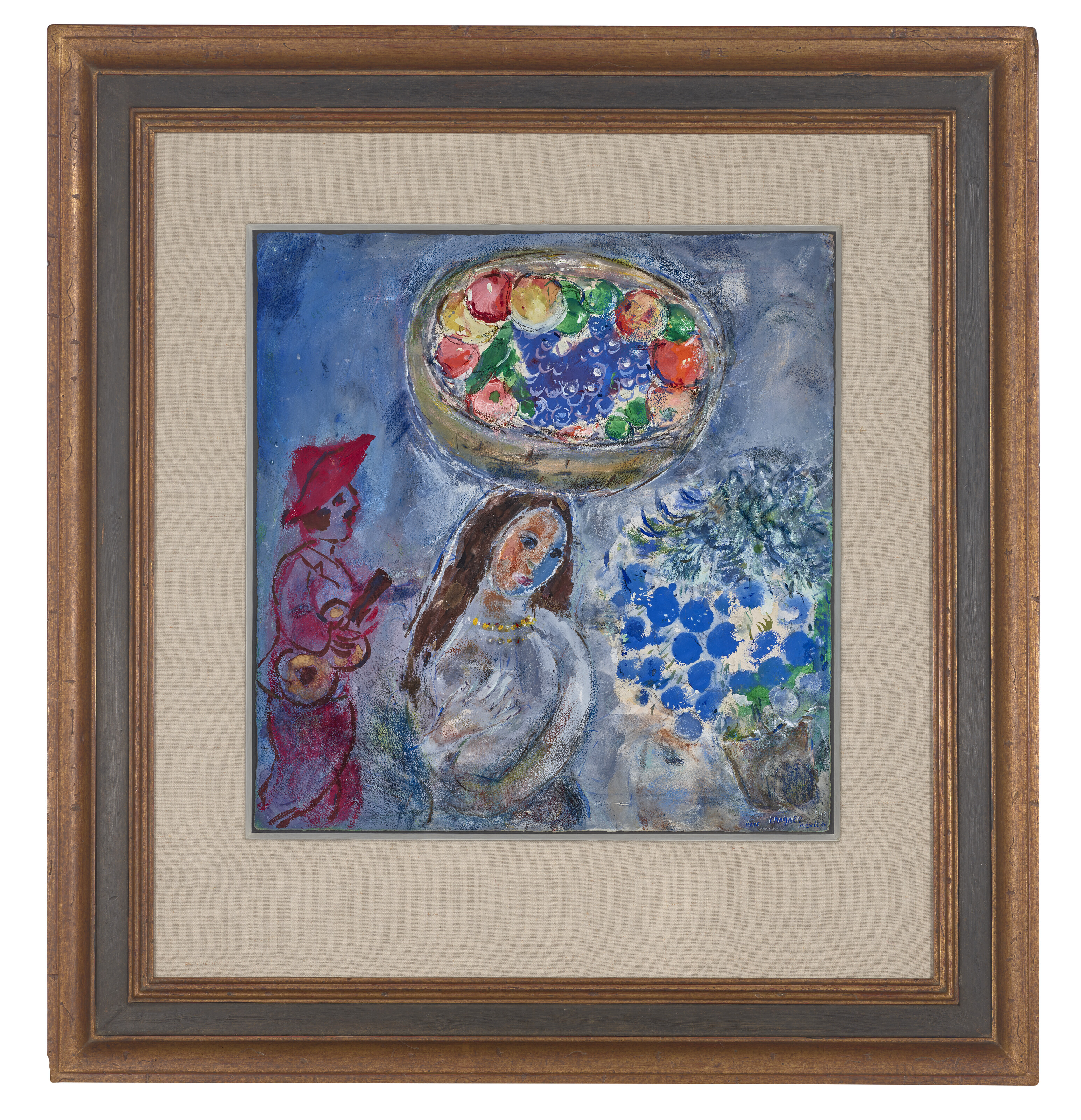 Marc Chagall — Молодая мексиканка, изображение 2