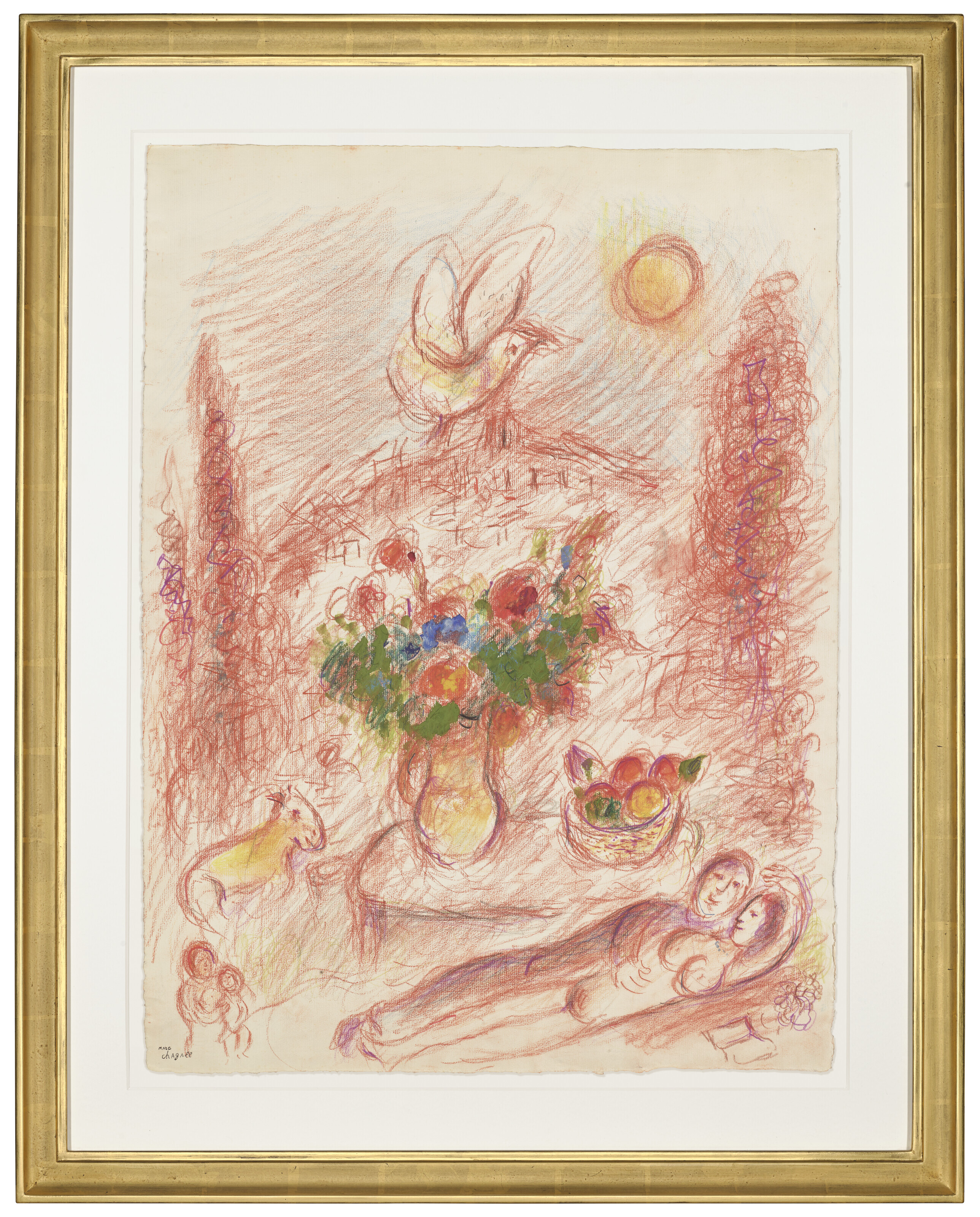 Marc Chagall — Любовь на Кипре к Сен-Полю, изображение 2