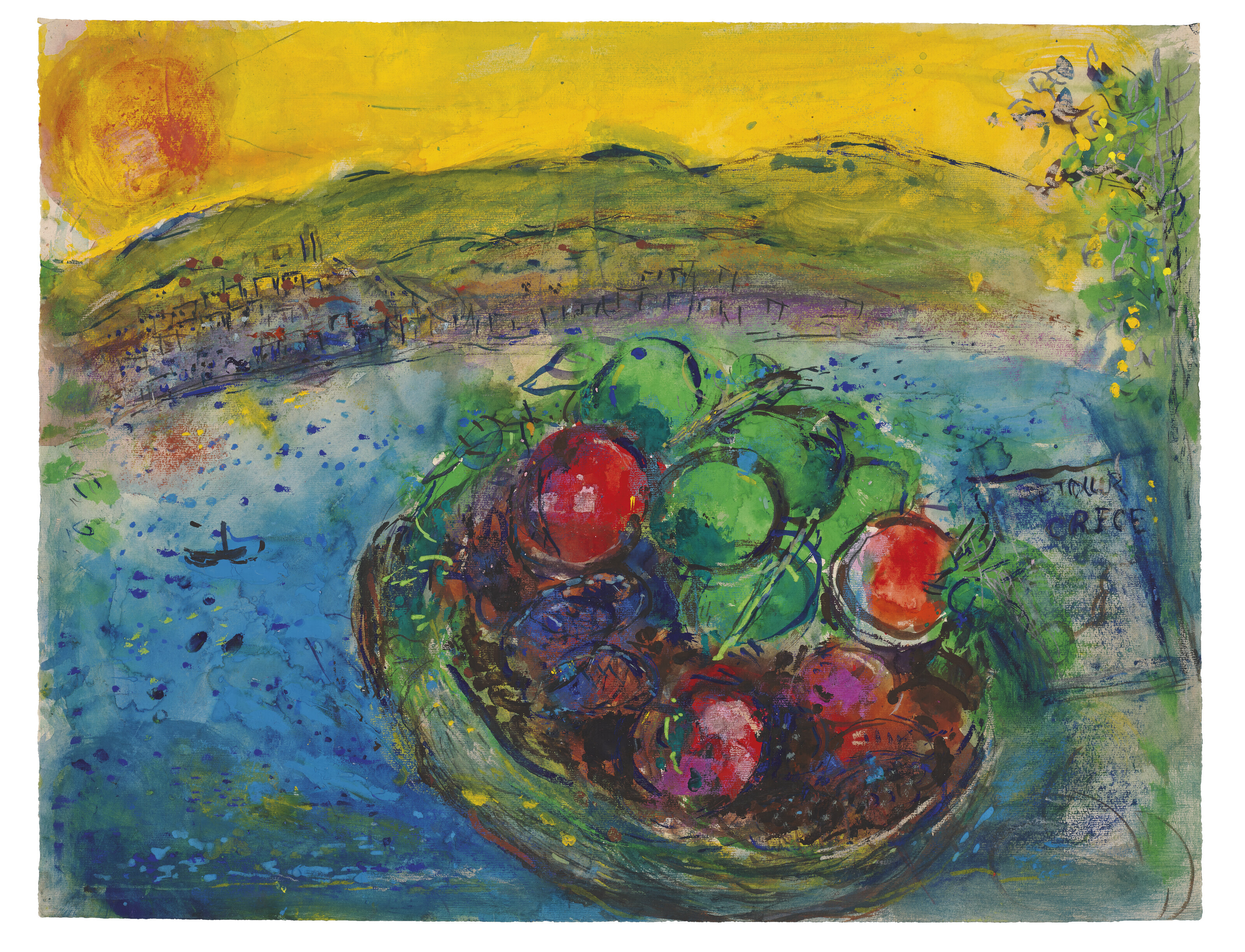 Marc Chagall — Приготовьте блюдо из фруктов, изображение 2