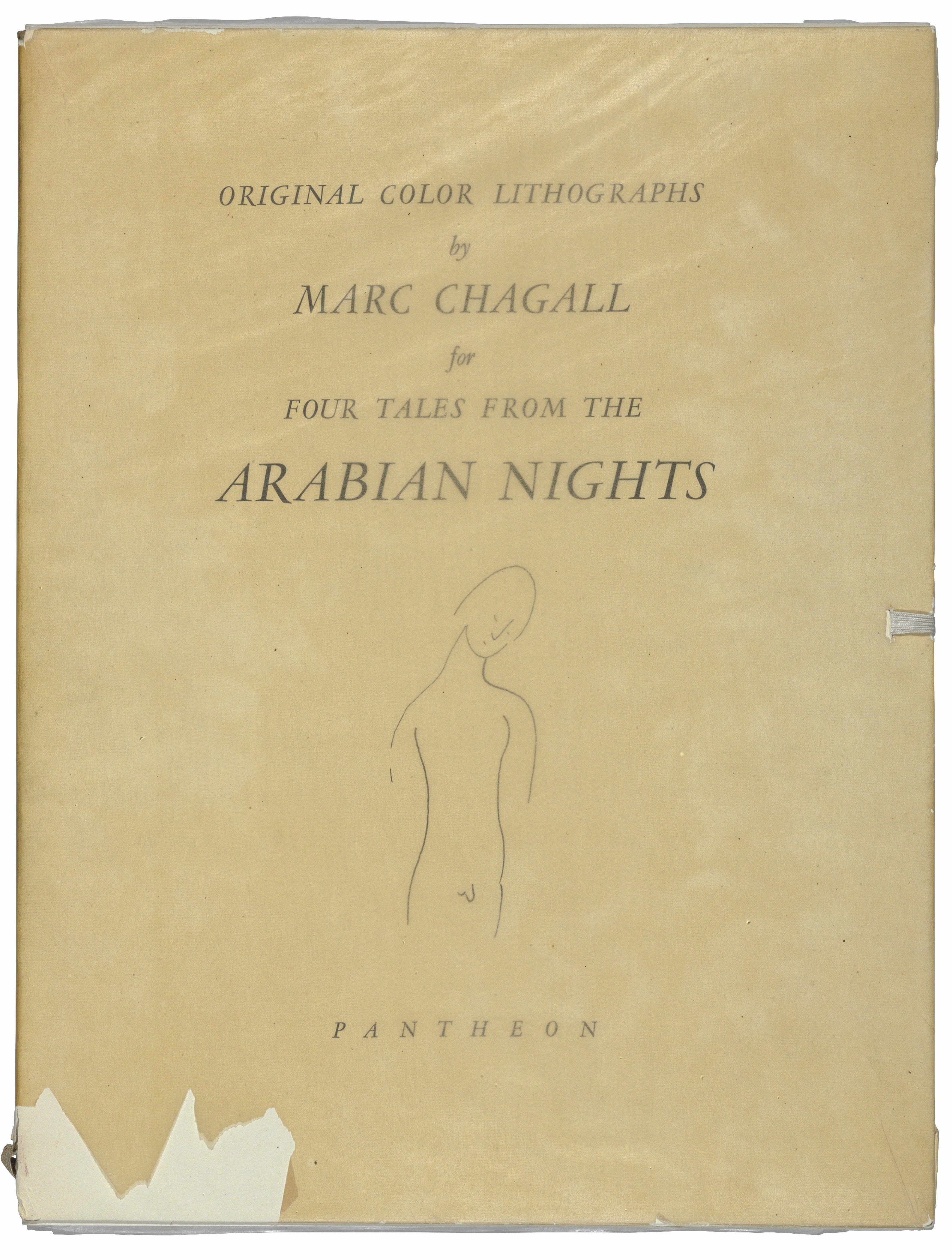 Marc Chagall — Четыре сказки из "Тысячи и одной ночи", издательство "Пантеон Букс", Нью-Йорк, 1948, изображение 2